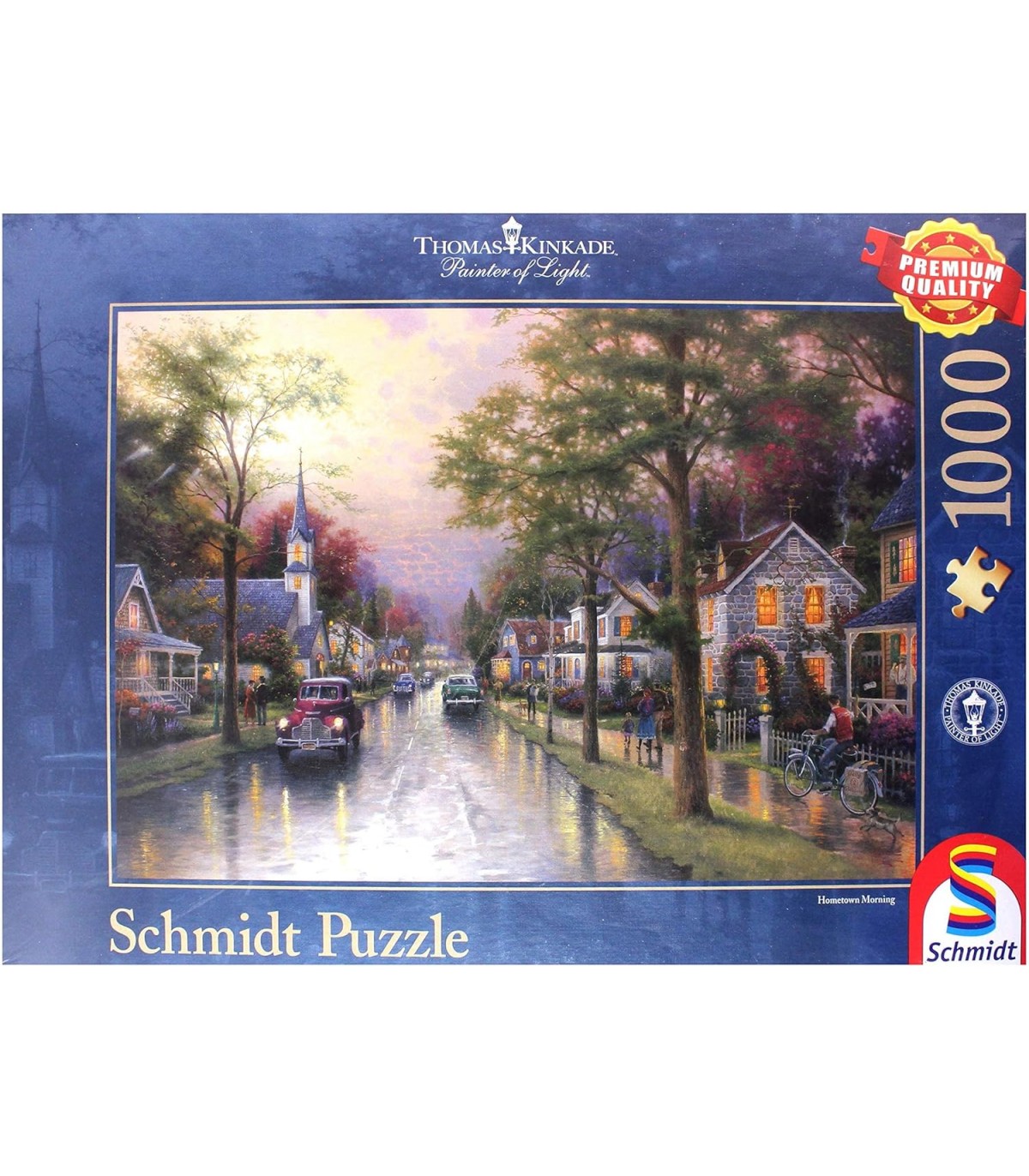 Puzzle da 1000 Pezzi - Thomas Kinkade: Mattinata in Paese