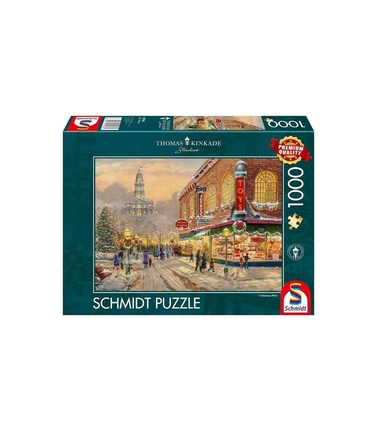 Puzzle da 1000 Pezzi - Thomas Kinkade: Un Augurio di Natale