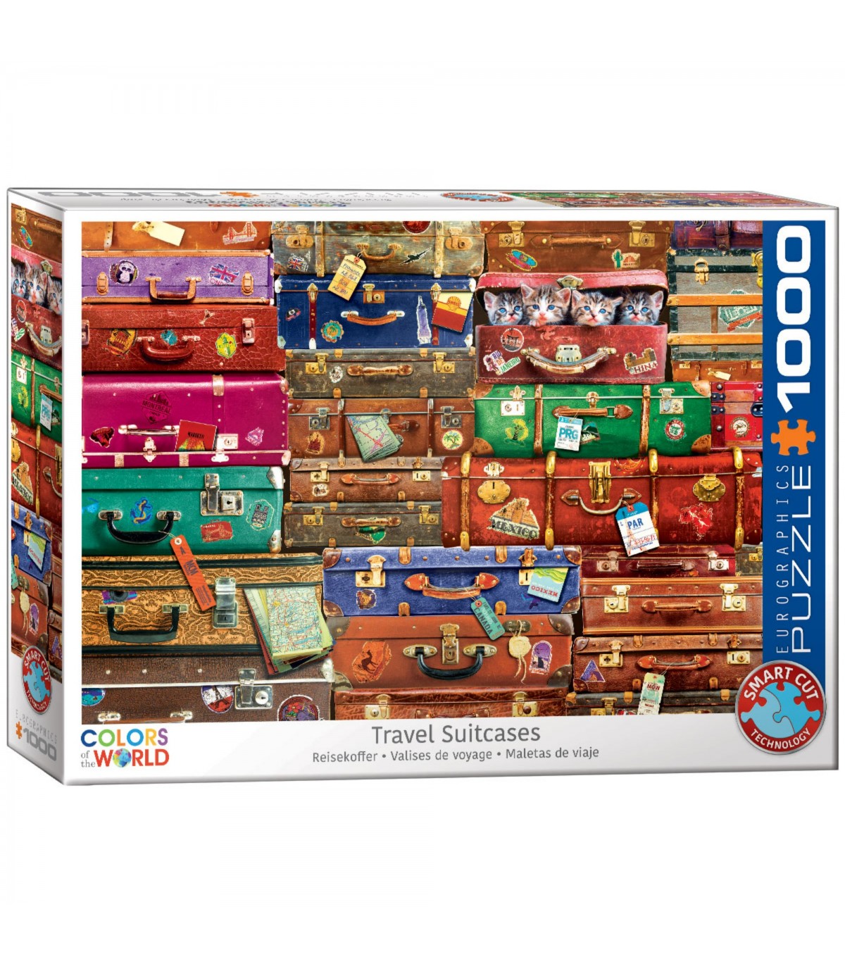 Puzzle da 1000 Pezzi - Travel Suitcases