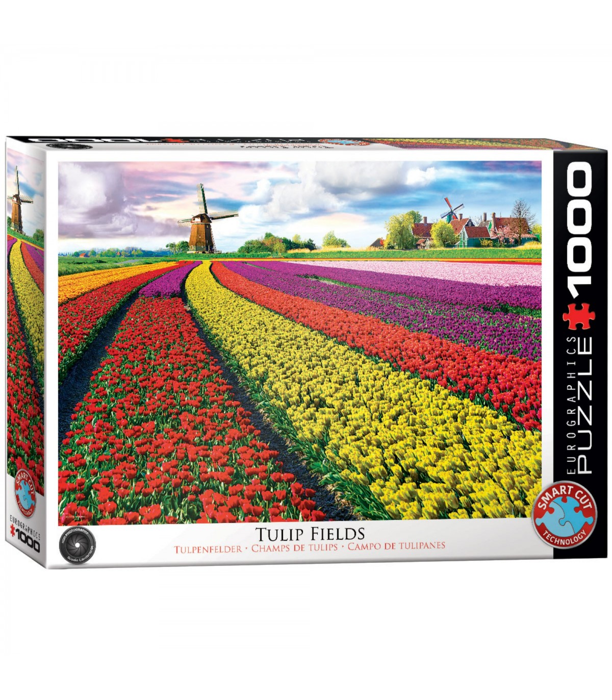 Puzzle da 1000 Pezzi - Tulip Fields Netherlands