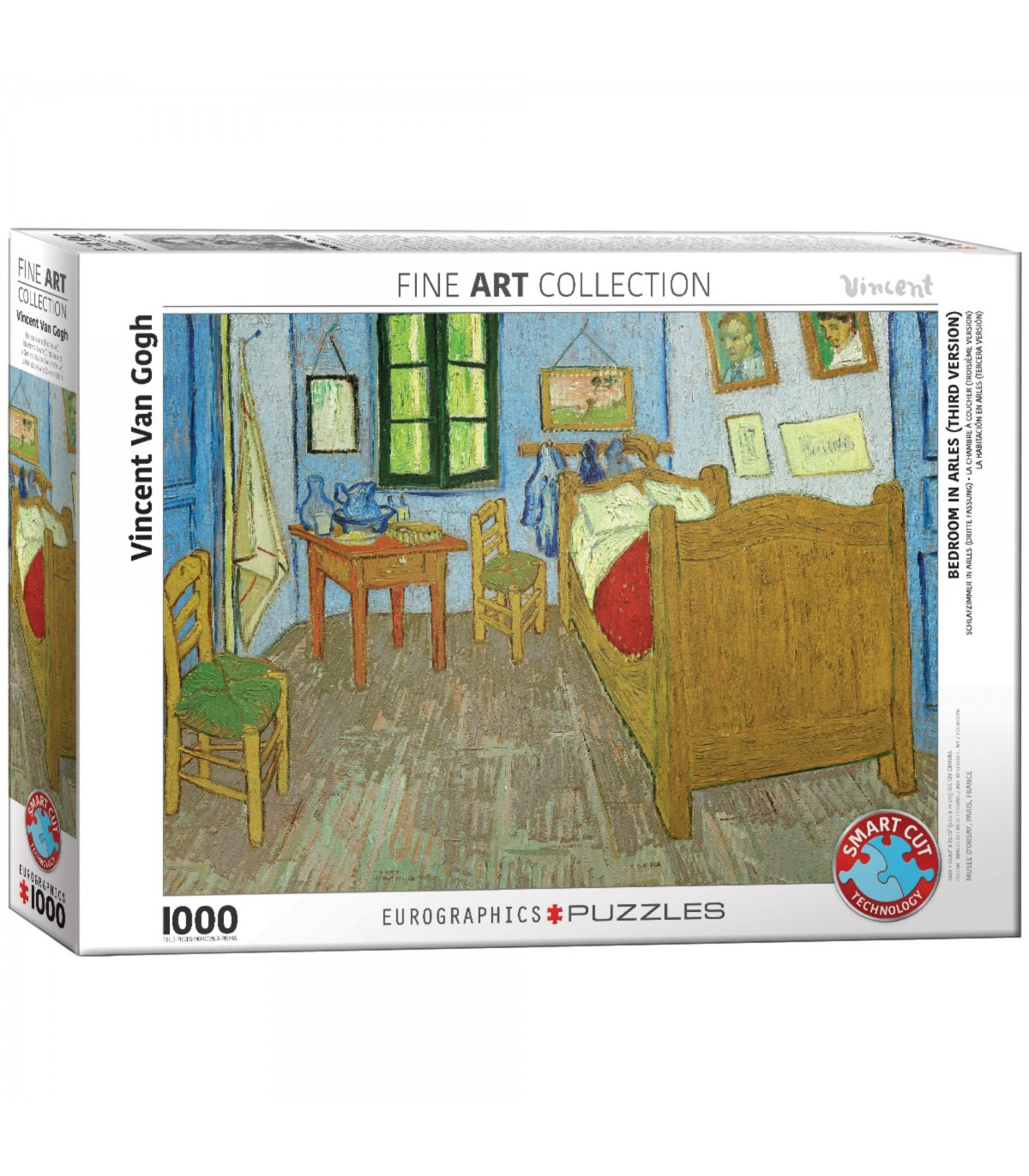 Puzzle da 1000 Pezzi - van Gogh, Vincent: Bedroom in Arles by Van Gogh