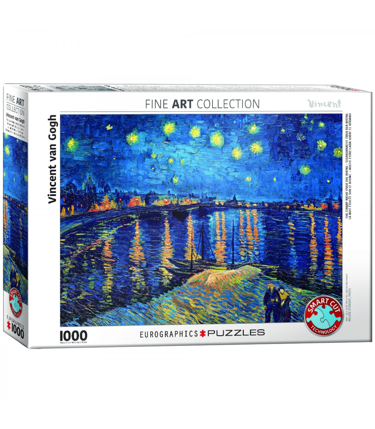 Puzzle da 1000 Pezzi - van Gogh, Vincent: EG-The Starry Night Over the R