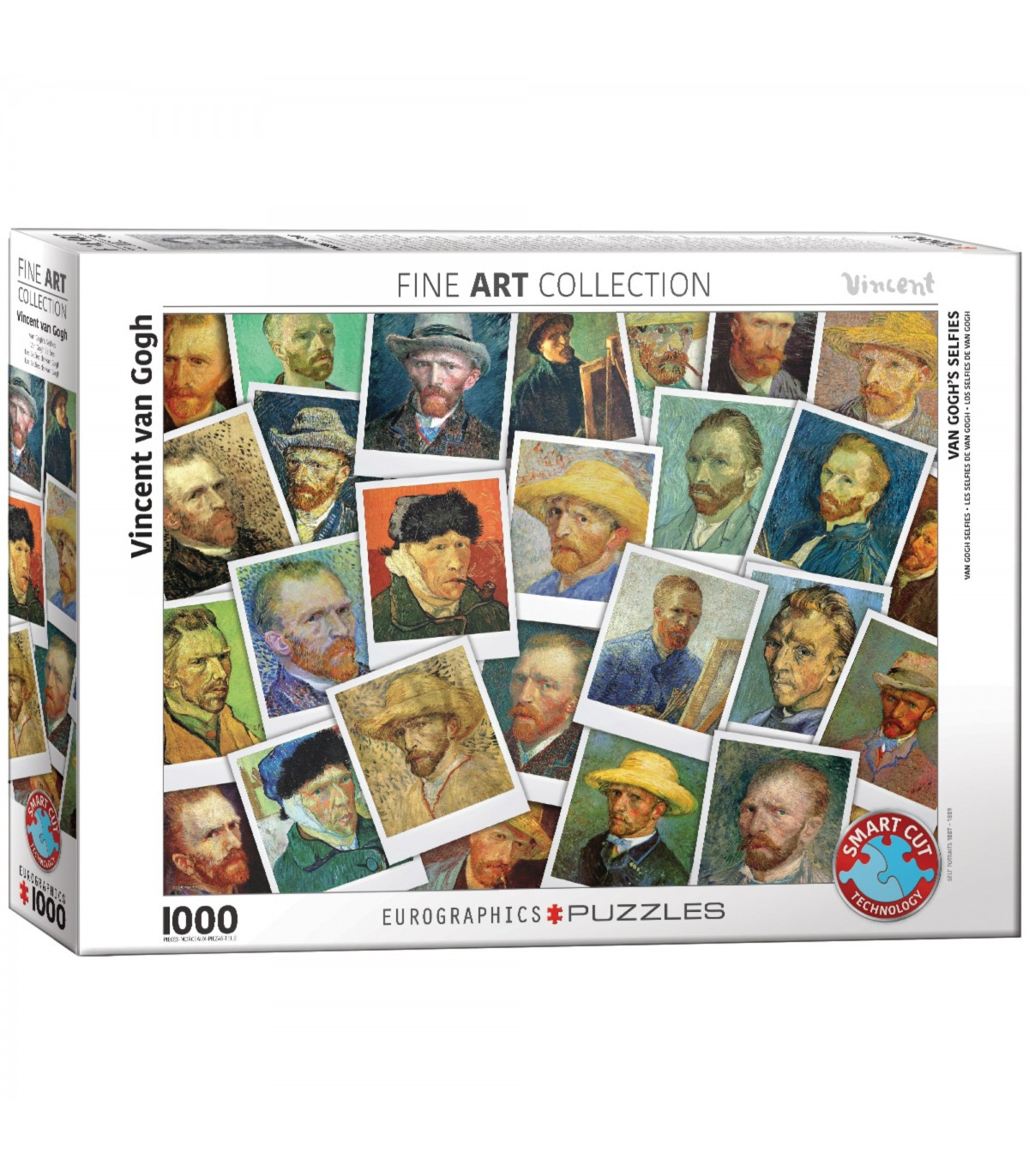 Puzzle da 1000 Pezzi - van Gogh, Vincent: Van Gogh Selfies