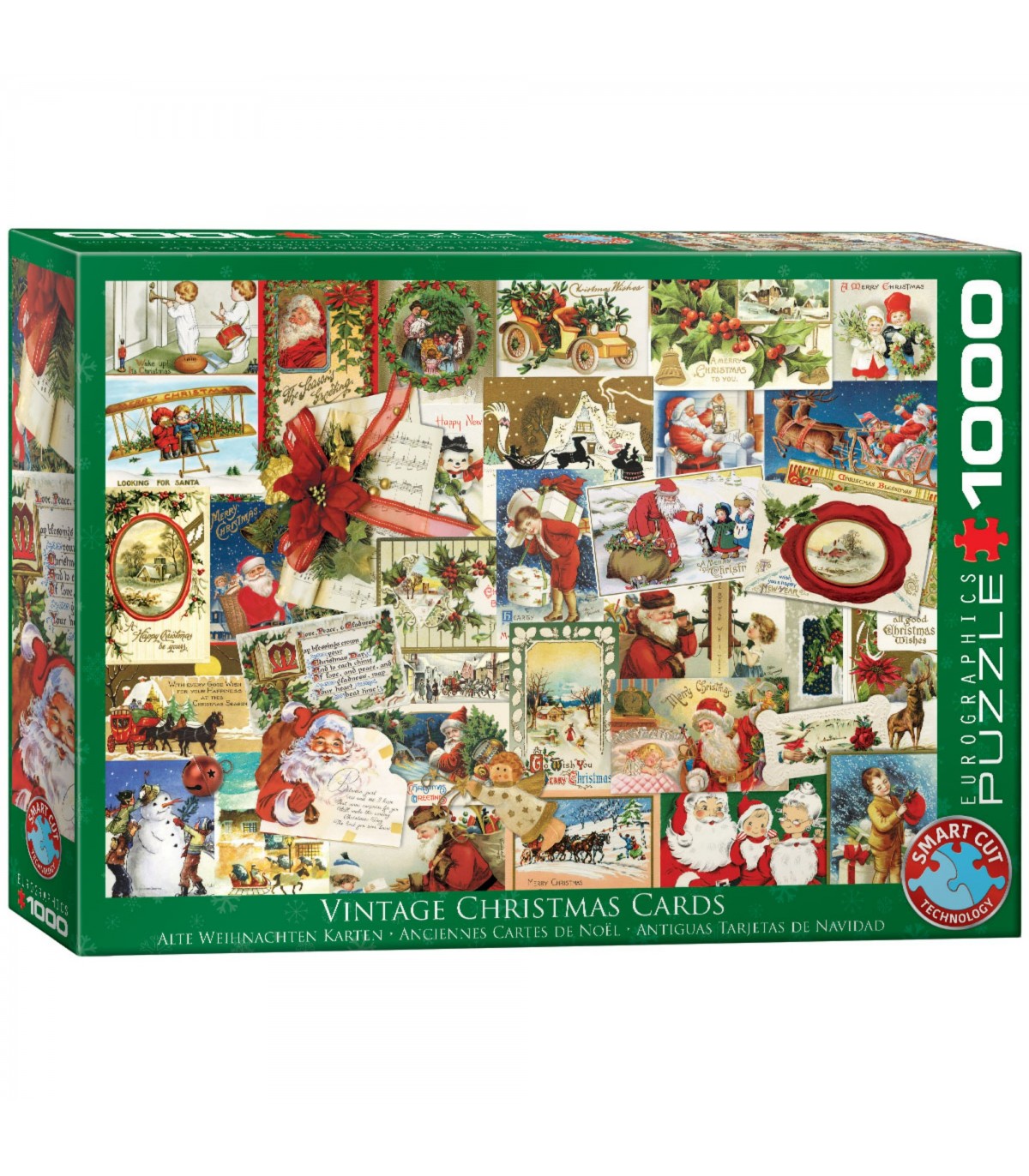 Puzzle da 1000 Pezzi - Vintage Christmas Cards