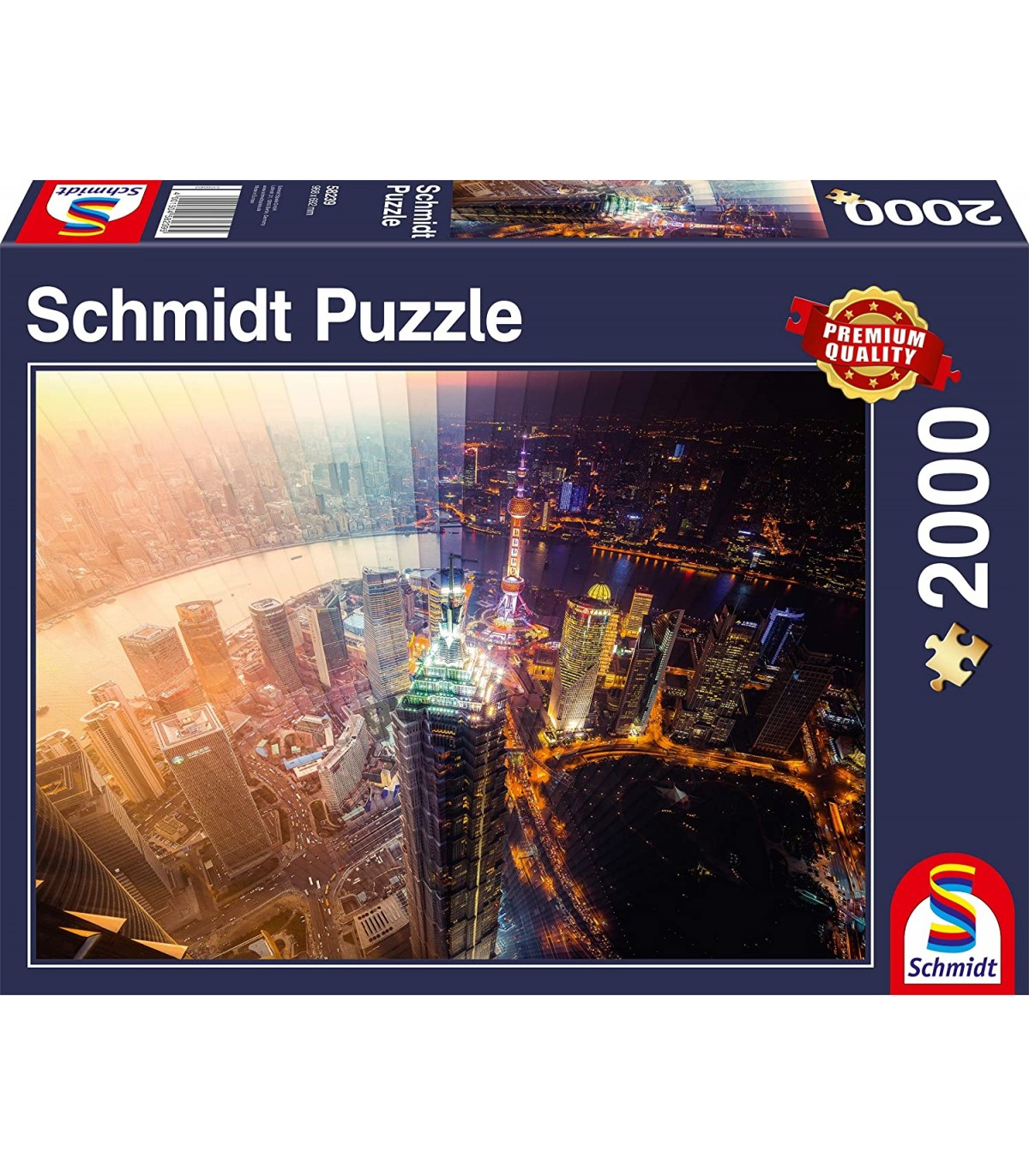 Puzzle da 2000 Pezzi - Intervallo di Tempo Notte e Giorno