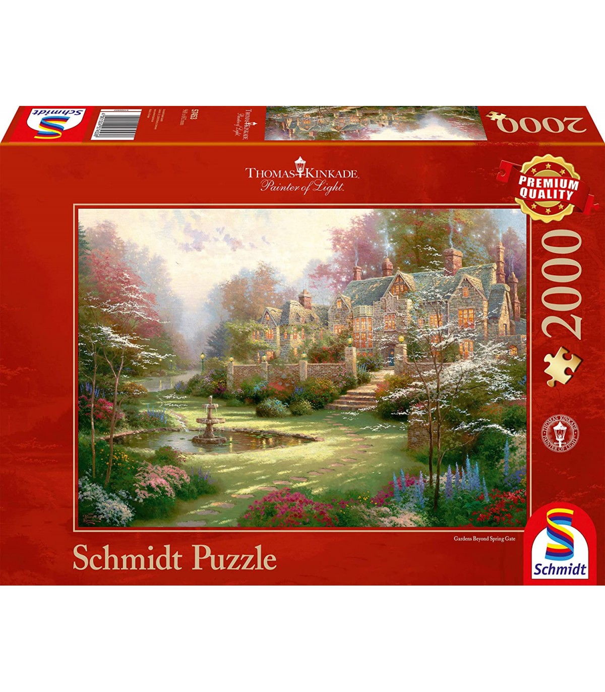 Puzzle da 2000 Pezzi - Thomas Kinkade: Gardens Beyond Spring Gate