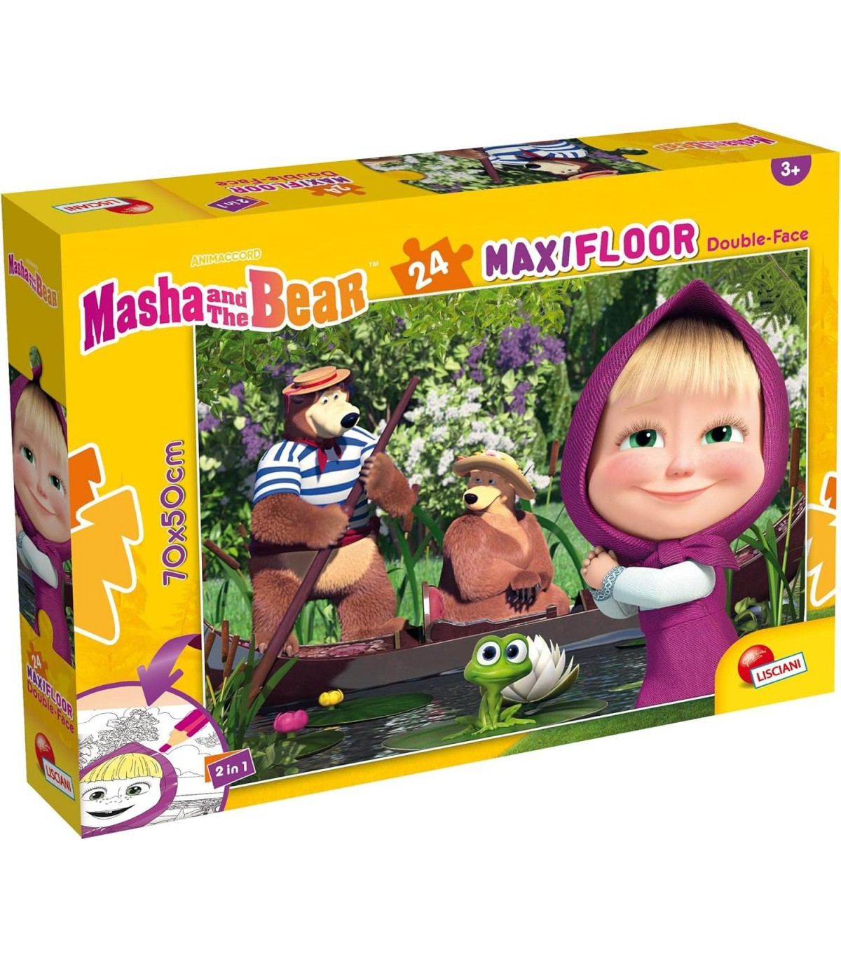 Puzzle da 24 Pezzi Gigante da Pavimento - Masha e Orso