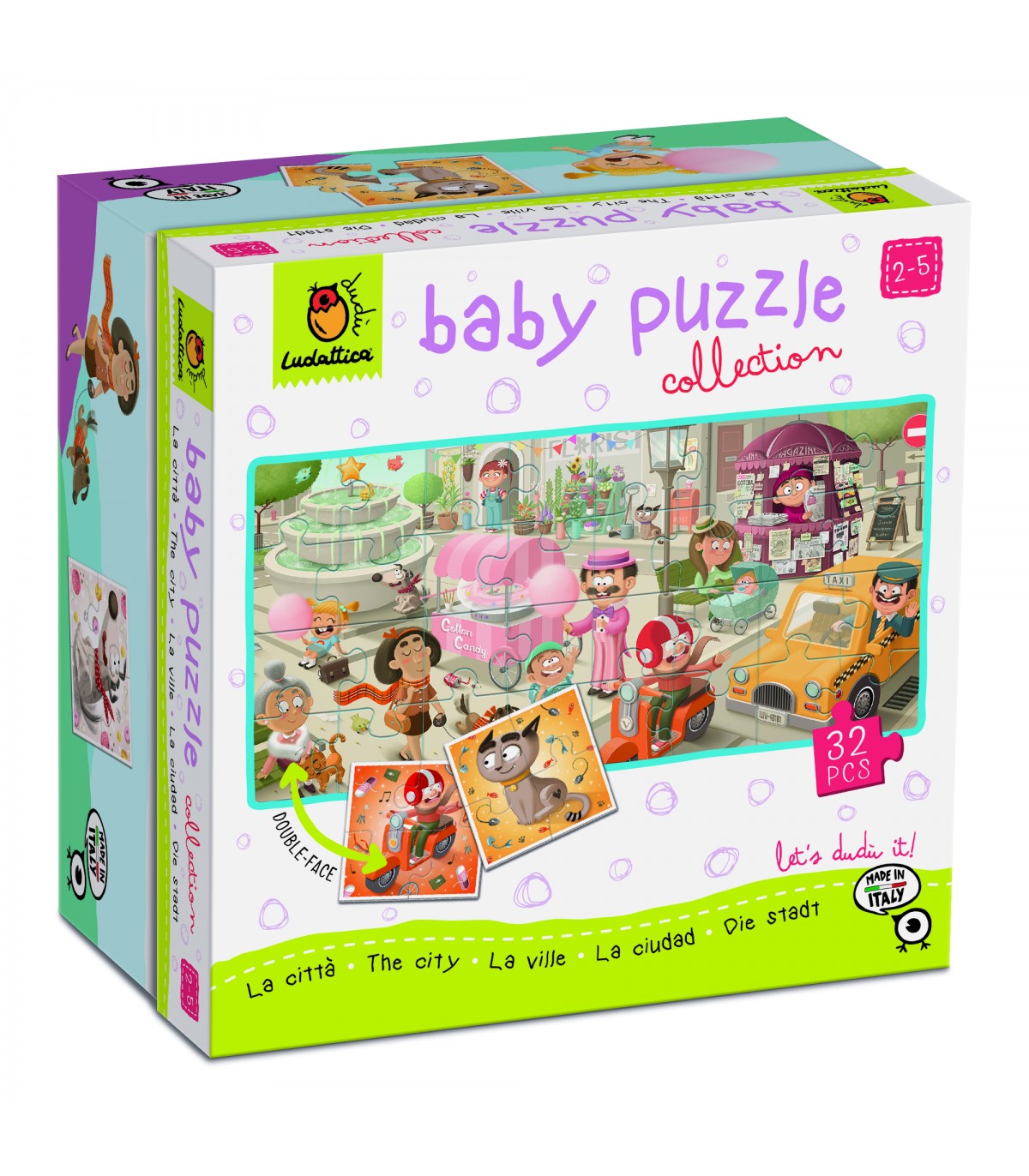 Puzzle da 32 Pezzi - Dudù: La Città