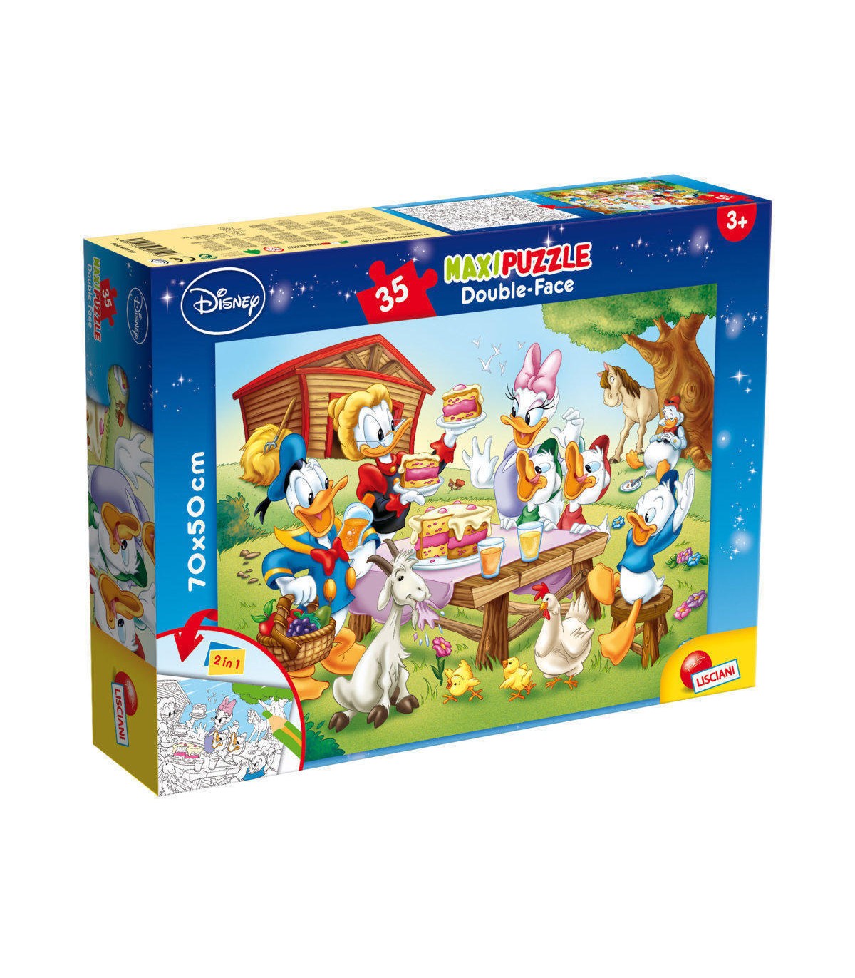 Puzzle da 35 Pezzi - Mickey & Friends: Paperino e Famiglia
