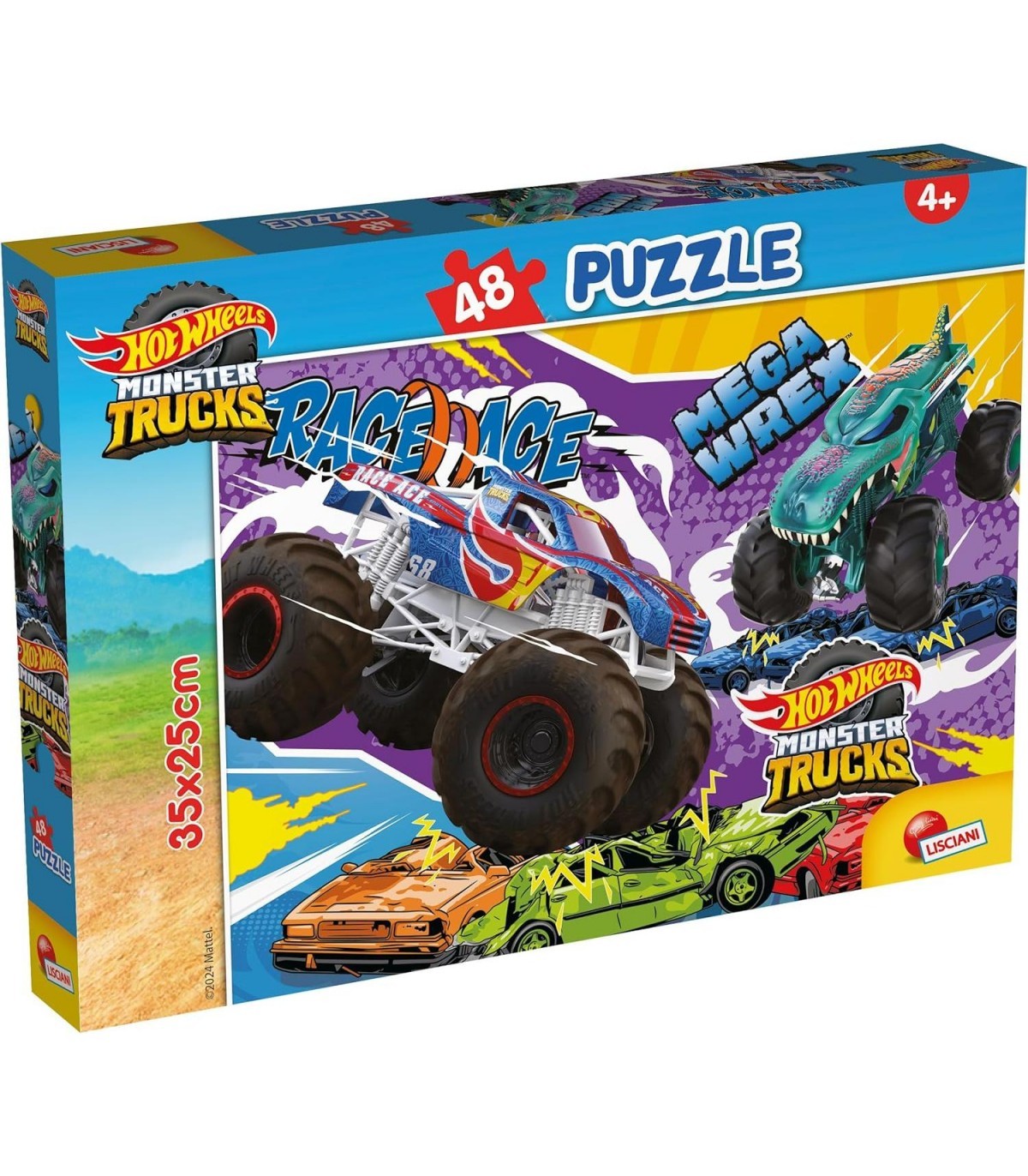 Puzzle da 48 Pezzi - Hot Wheels Monster Truck