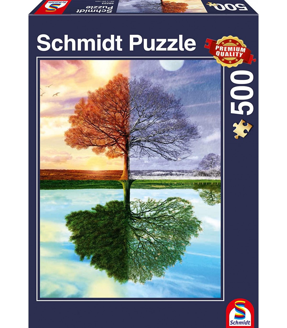 Puzzle da 500 Pezzi - L'Albero delle Quattro Stagioni