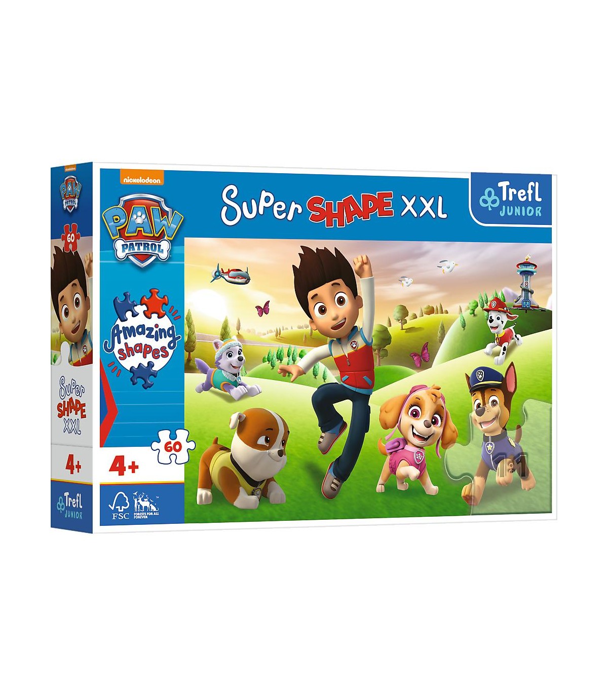 Puzzle da 60 Pezzi XXL Super Shape - Paw Patrol: Smiling Dogs