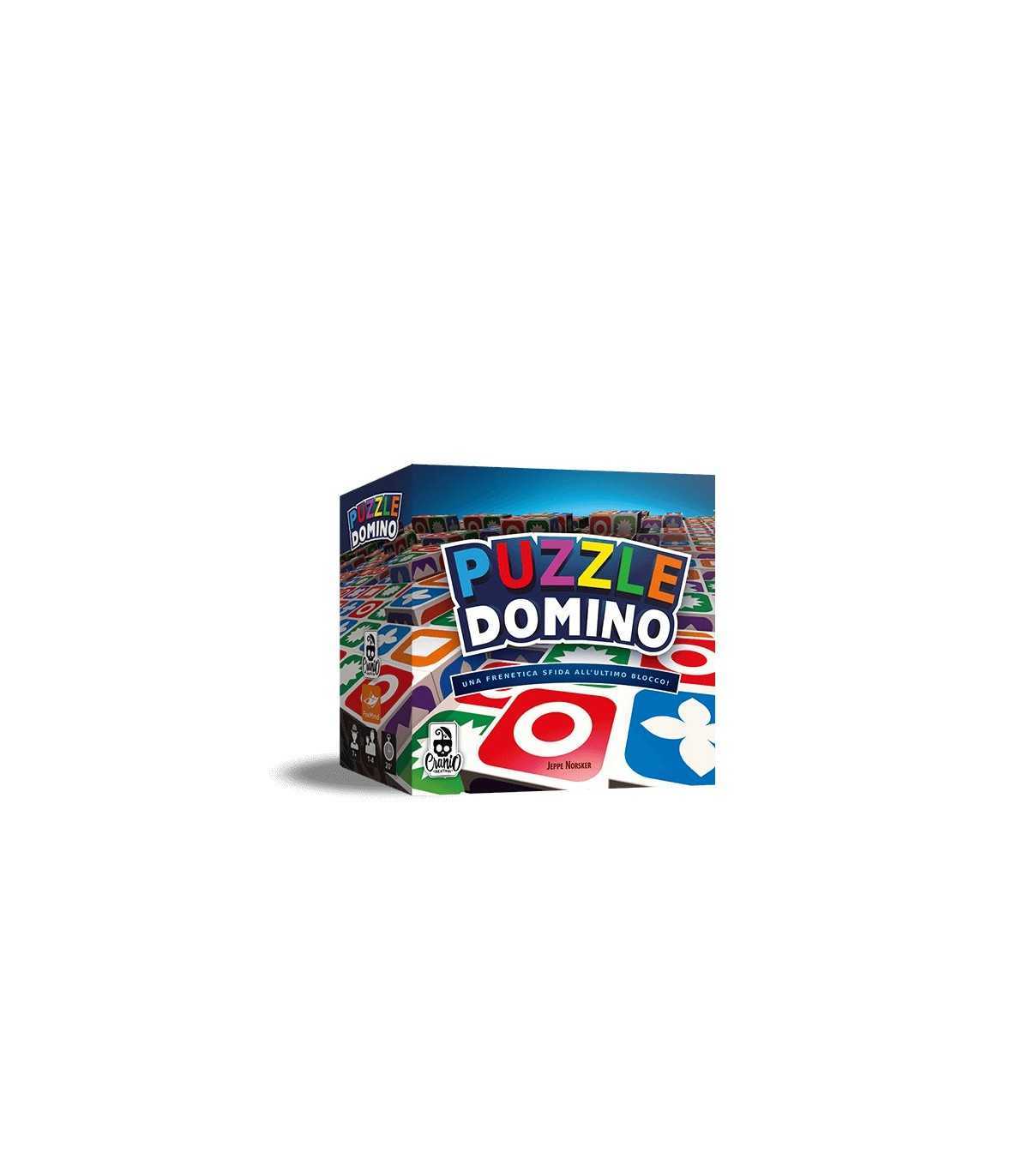 Puzzle Domino di Cranio Creations - Gioco di Abilità e Strategia per 2-4 Giocatori, Età 8+, 20 Minuti di Divertimento!