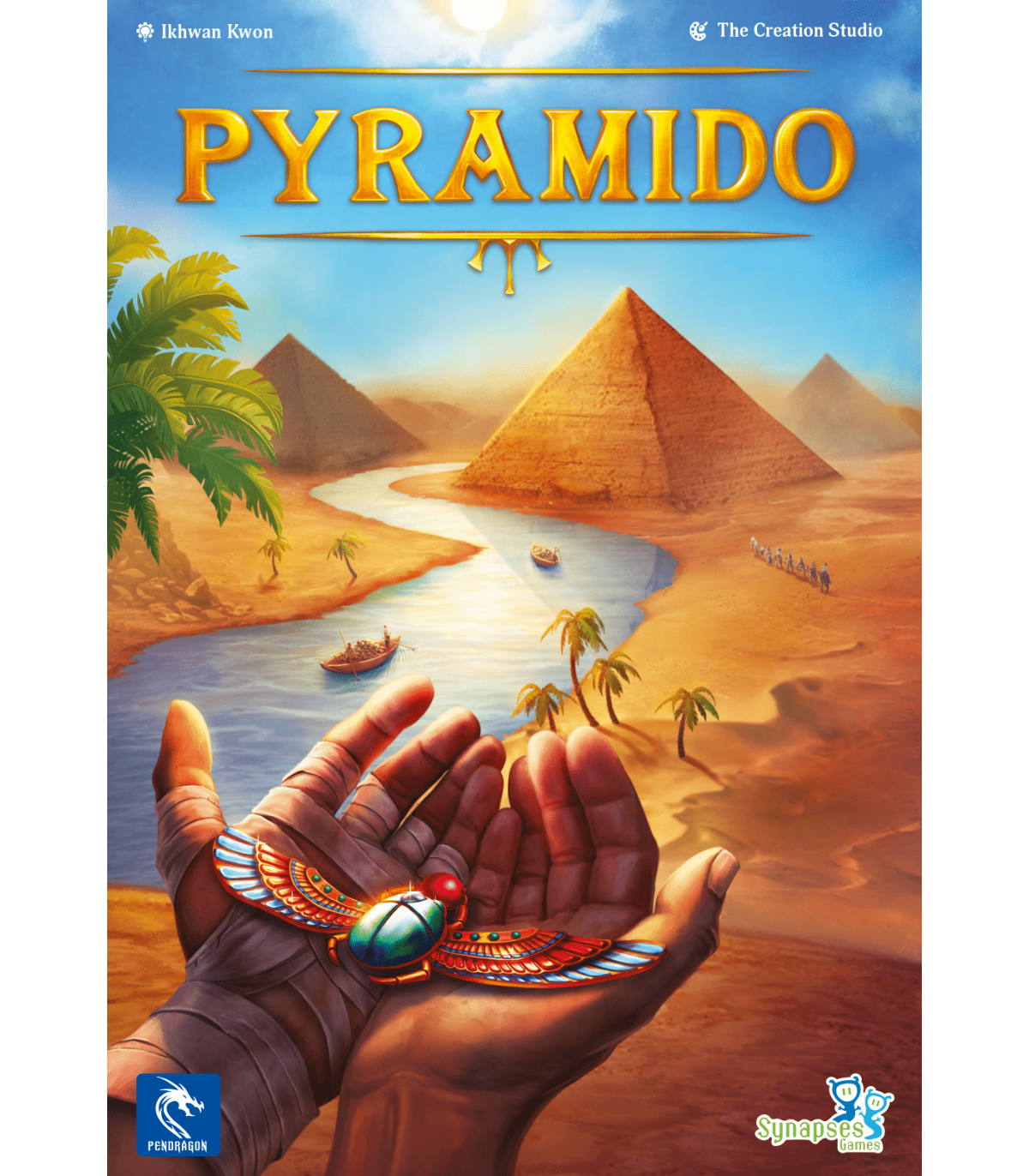 Pyramido di Pendragon - Gioco di Strategia e Posizionamento Tessere, 2-4 Giocatori, 45 Minuti, Dai 8 Anni, Voto GYF 7.3