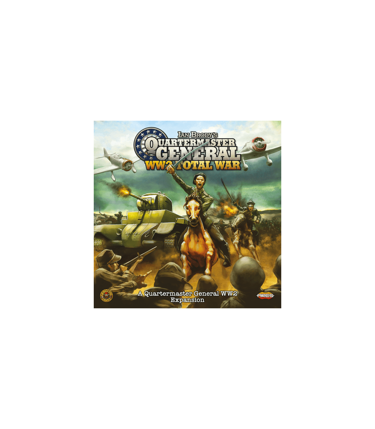 Quartermaster General WW2 2ed: Total War - Gioco Strategico da Tavolo, 2-6 Giocatori, Espansione con Forze Aeree e Nuove Carte!