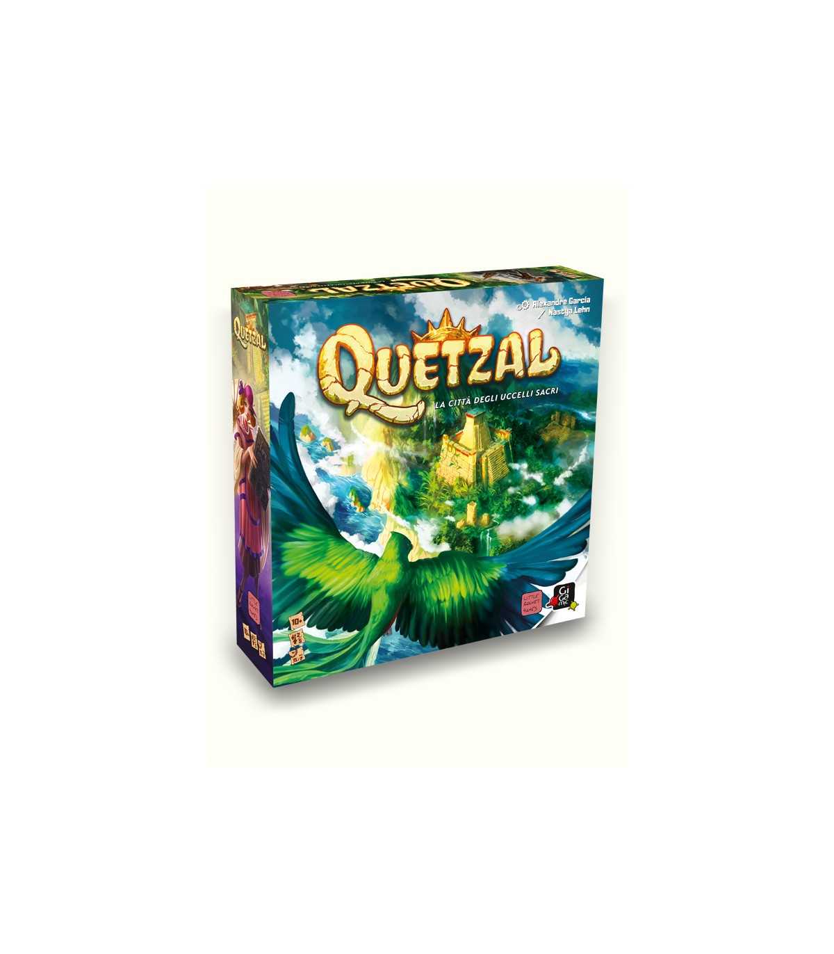 Quetzal - Gioco di Strategia ed Esplorazione per Famiglie | Avventure sull'Isola degli Uccelli Sacri | 2-5 Giocatori | Little Ro