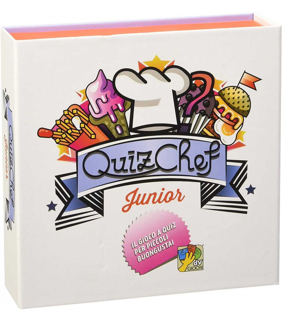 QuizChef Junior - Gioco di deduzione per bambini 8+ | Divertimento culinario per 2-10 giocatori | Silvano Sorrentino, Dv Giochi