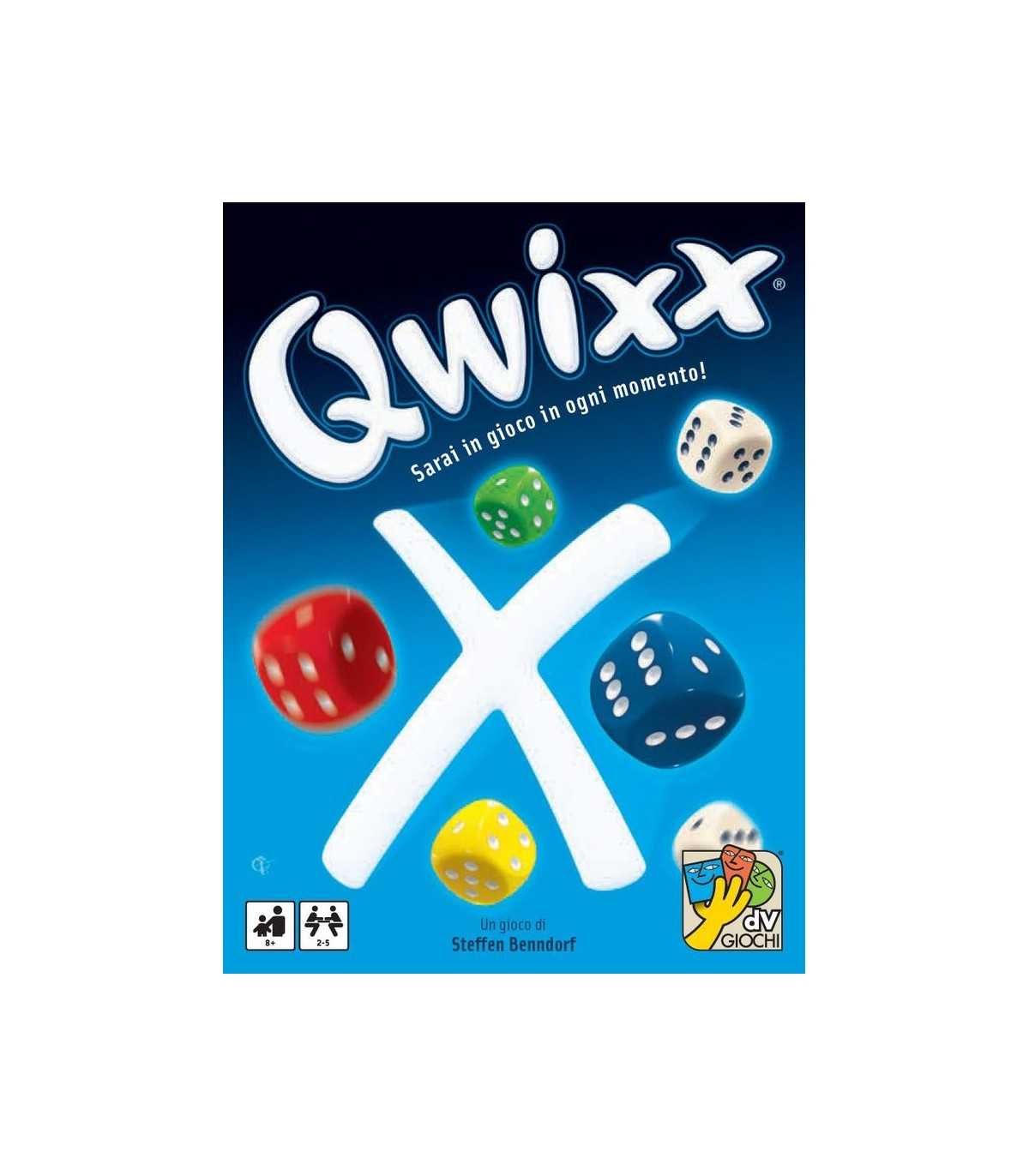 Qwixx - Gioco di Dadi Veloce e Strategico per 2-5 Giocatori, Divertimento Assicurato per Famiglie e Amici!