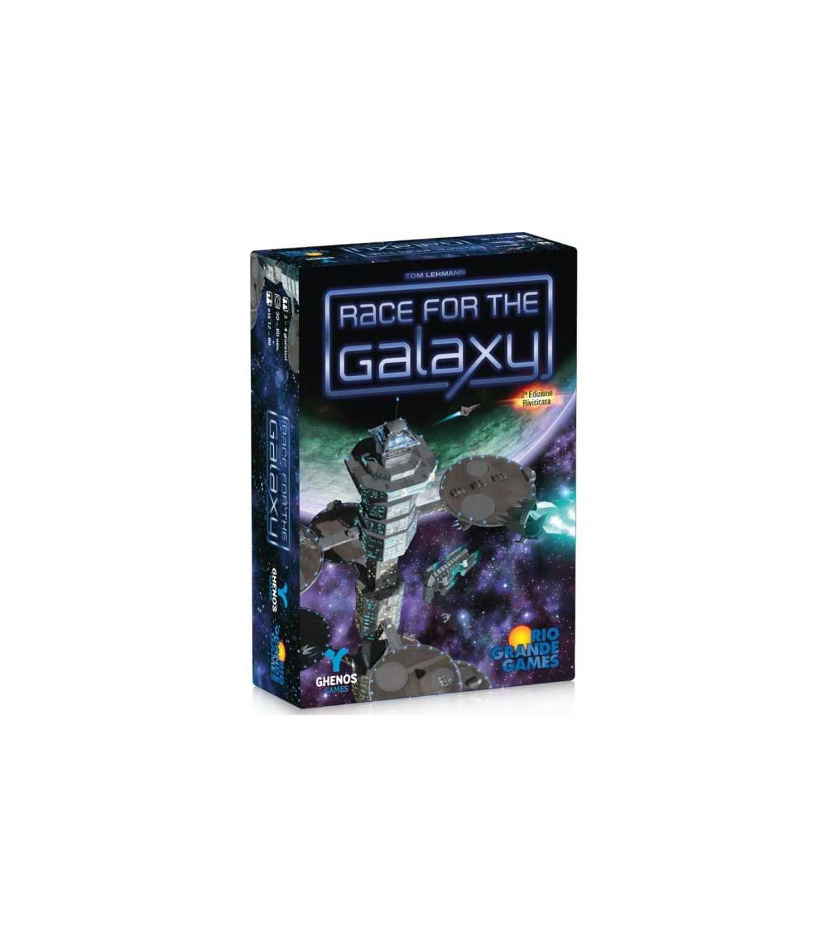 Race for the Galaxy - Seconda Edizione: costruisci il tuo impero galattico, gioco di carte strategico per 2-4 giocatori, 45 min