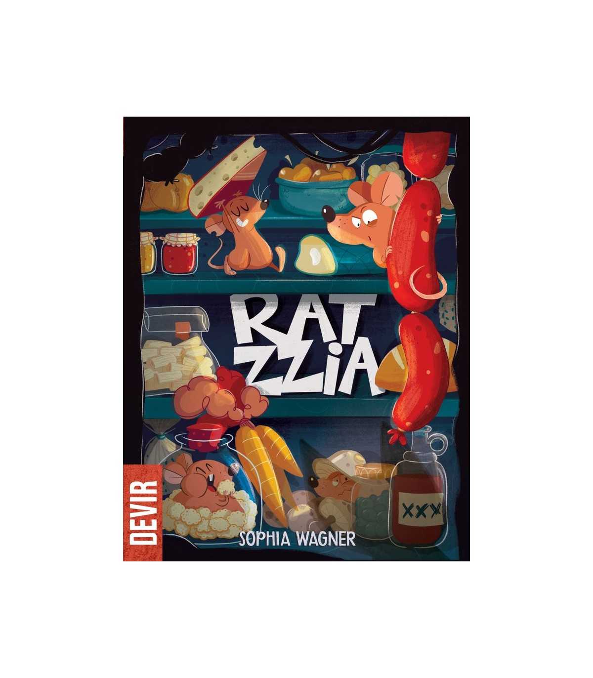 Ratzzia - Gioco Strategico per Famiglie, 2-5 Giocatori, 30 Minuti di Divertimento, Gestione Dadi e Piazzamento Lavoratori