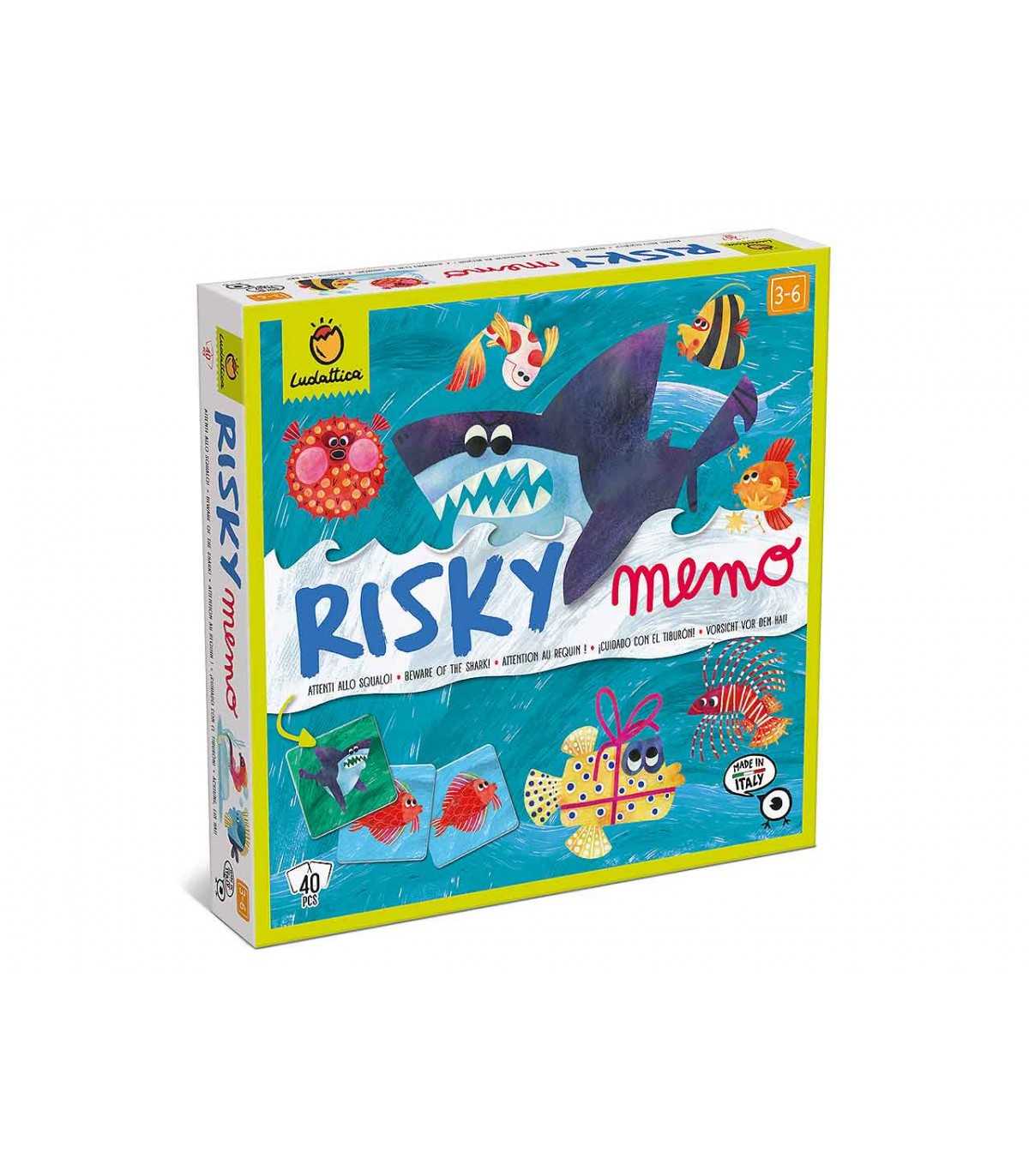 RISKY MEMO - PESCI E SQUALO