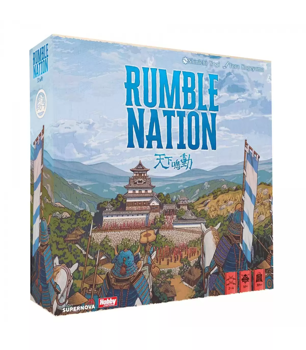 Rumble Nation - Gioco di Dadi Strategico, Era Sengoku, Controllo Territorio, 30 Minuti, Yogi Shinichi, Premio Tokyo Game Market