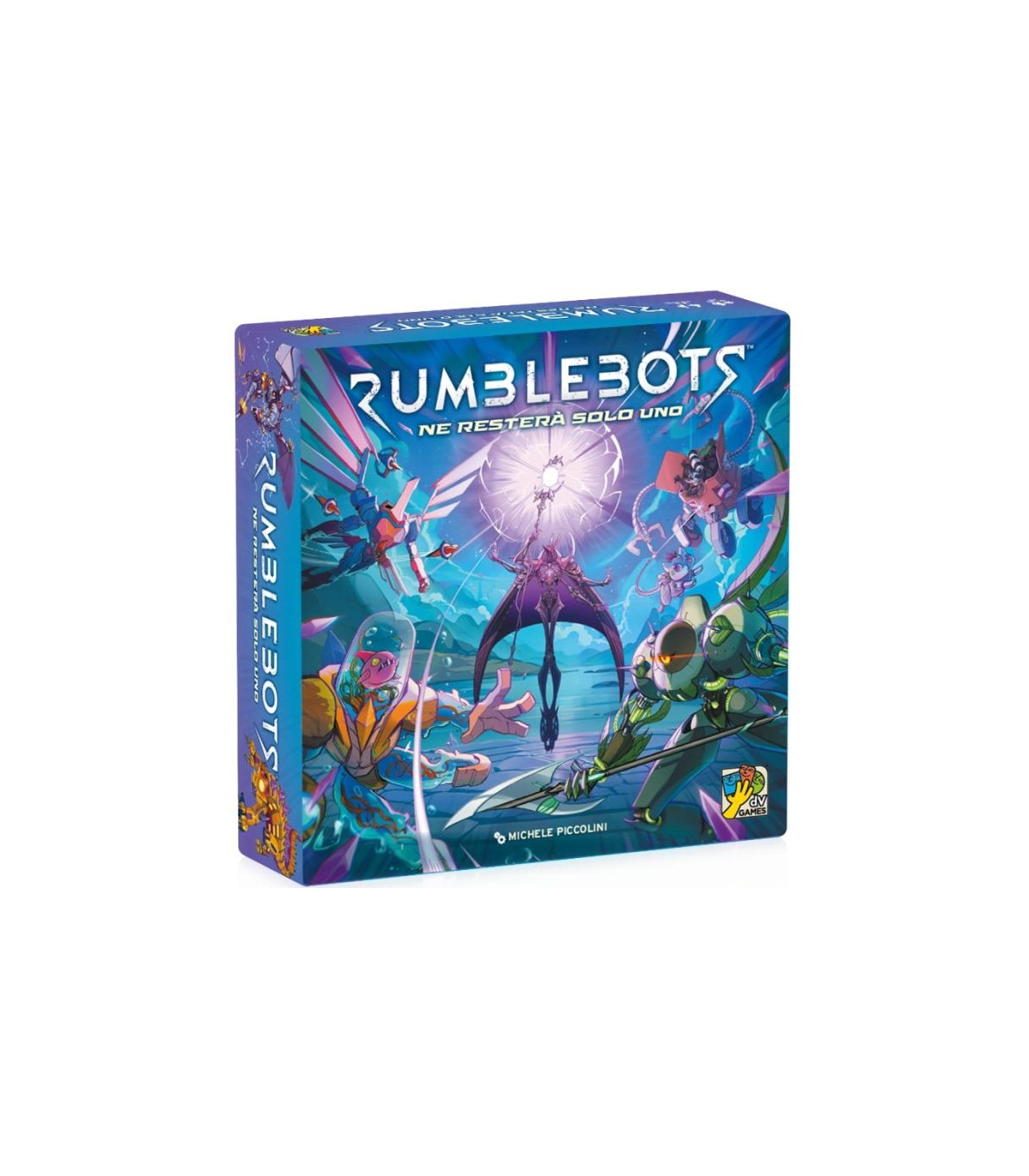 Rumblebots - Gioco di Carte Strategico di Combo e Gestione del Mazzo per 2-4 Giocatori, Età 12+ e Durata 60 Minuti