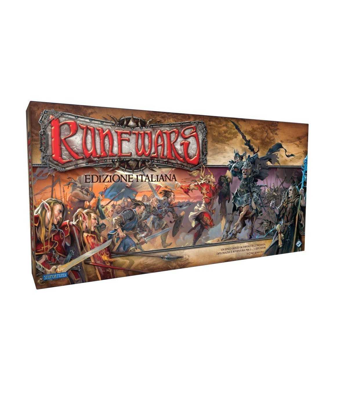 Runewars - Gioco da Tavolo di Strategia e Combattimento per 2-4 Giocatori, Autore Corey Konieczka, Durata 240 Minuti, Fantasy