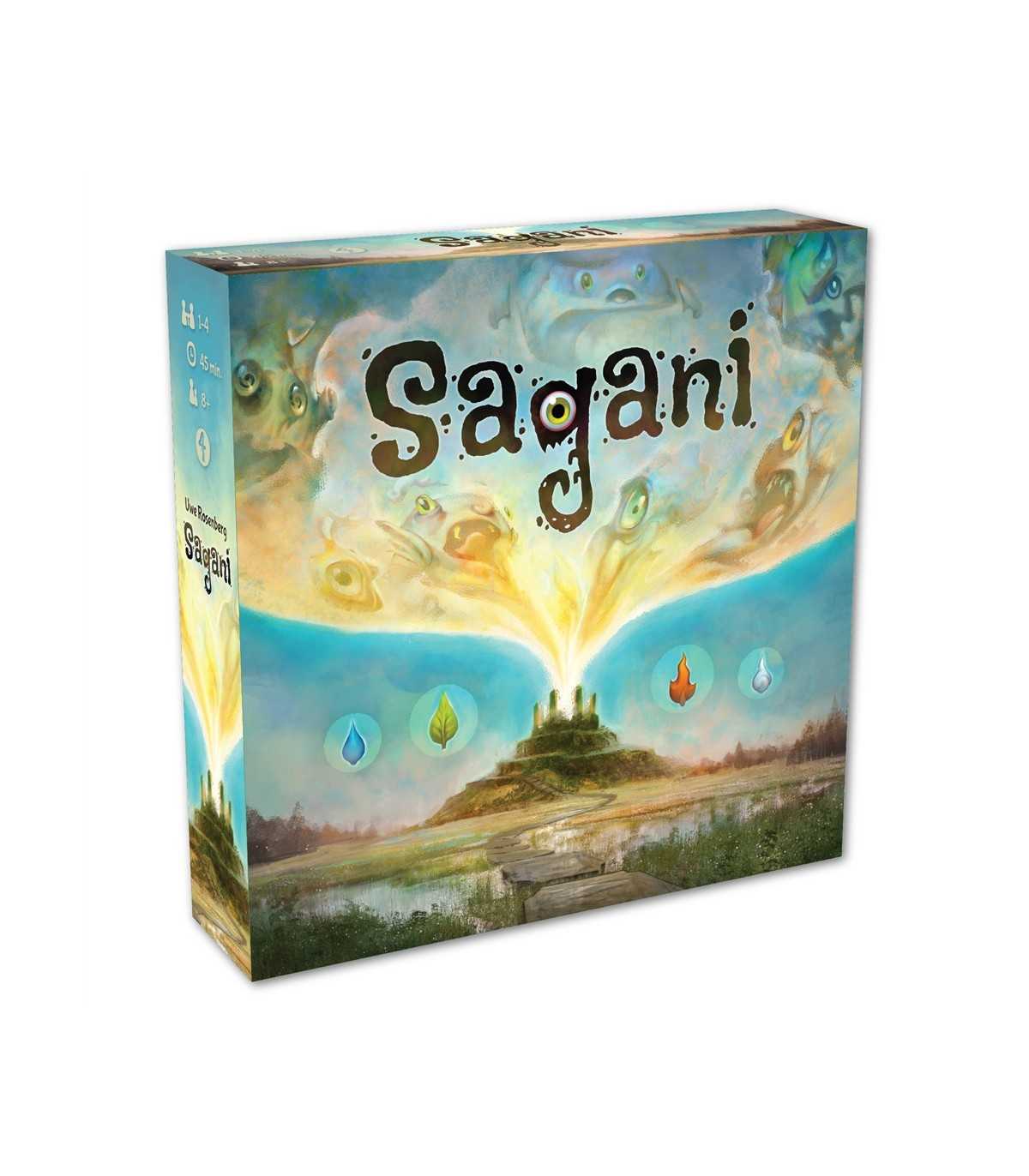 Sagani - Gioco da Tavolo di Strategia e Piazzamento Tessere per 1-4 Giocatori, Autore Uwe Rosenberg, 45 Minuti di Avventura