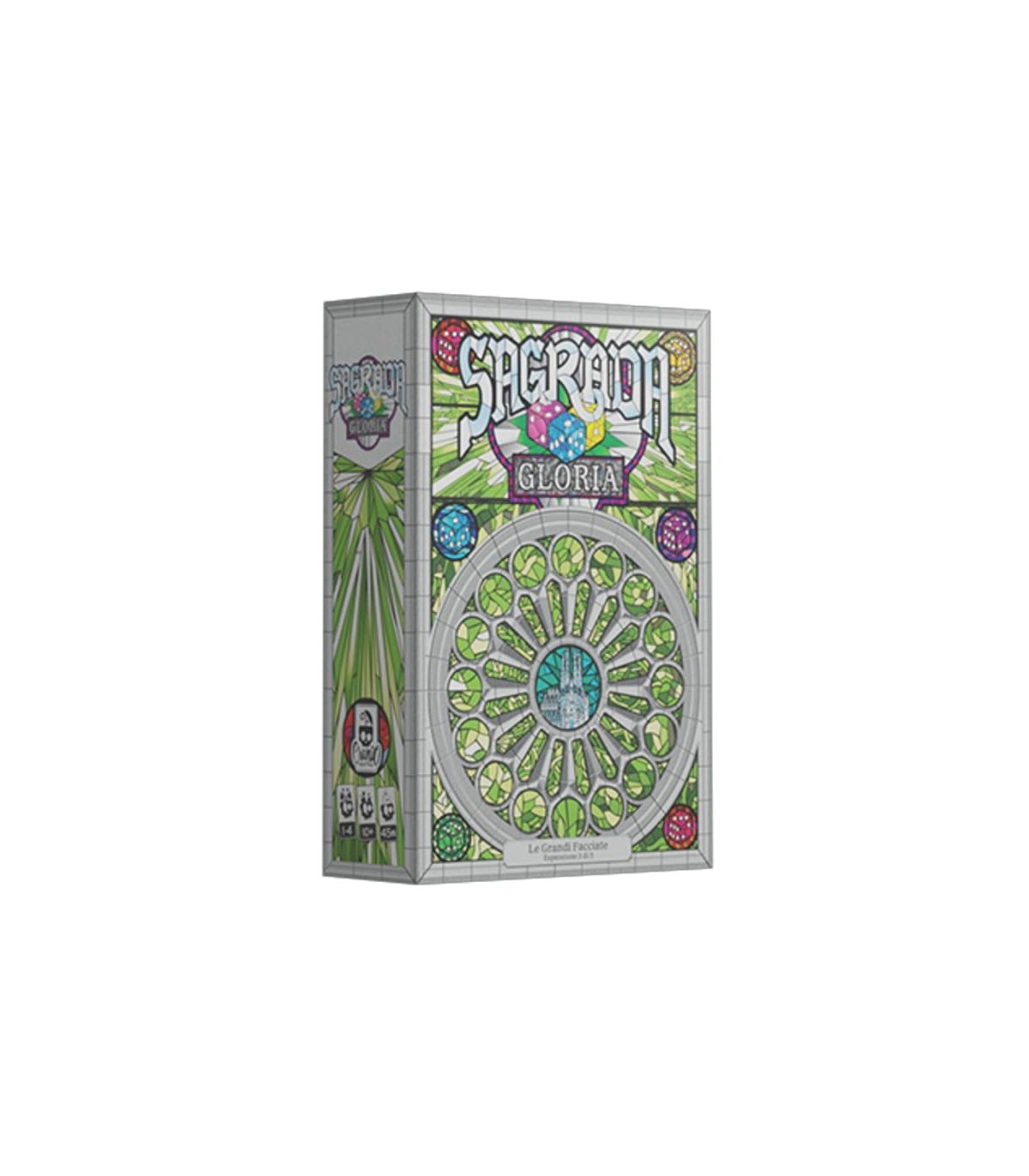 Sagrada: Gloria - Espansione Strategica per 2-4 Giocatori, Dadi della Discordia e Nuovi Obiettivi - Giochi Per Famiglia