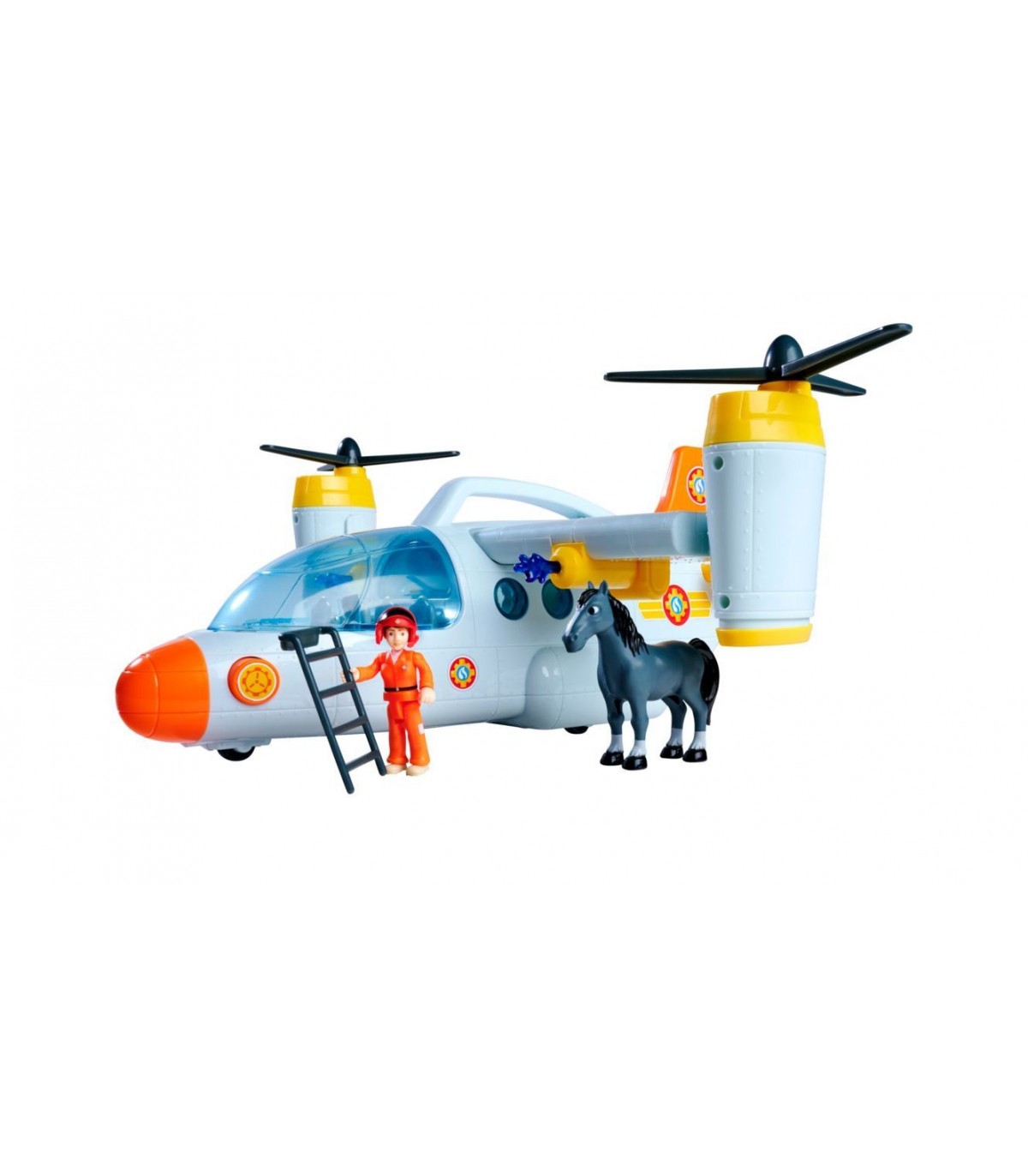 Sam il Pompiere - Aereo Rescue cm.42 con Personaggio Krystyna