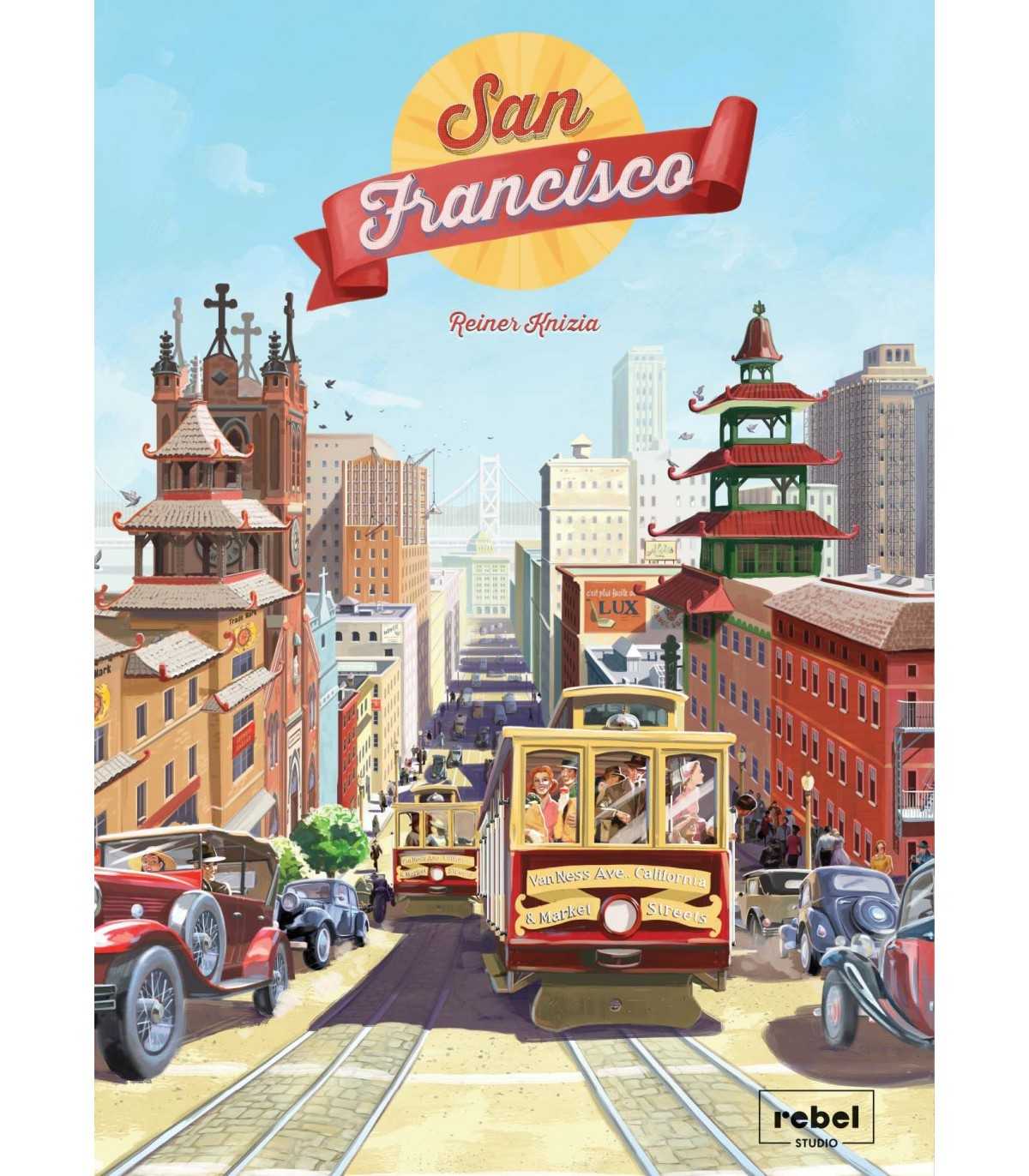 Asmodee San Francisco - Gioco di Carte Strategico per 2-4 Giocatori, Progetta la Tua Città in 45 Minuti, Voto GYF 7.2
