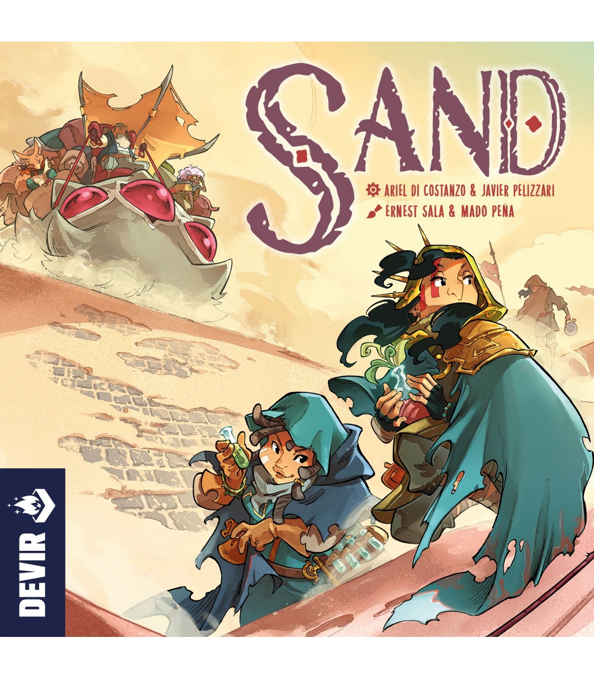 Sand - Gioco da Tavolo Strategico per 1-4 Giocatori, Avventura Cooperativa di 120 Minuti, Voto GYF 7.8 - Devir 2024