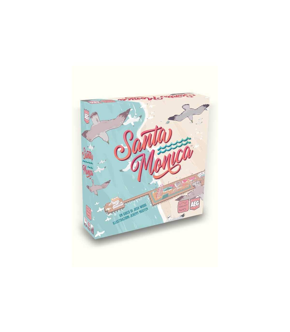 Santa Monica - Gioco da Tavolo di Strategia per 2-4 Giocatori | Card Drafting e Piazzamento Tessere | Divertimento in Famiglia!