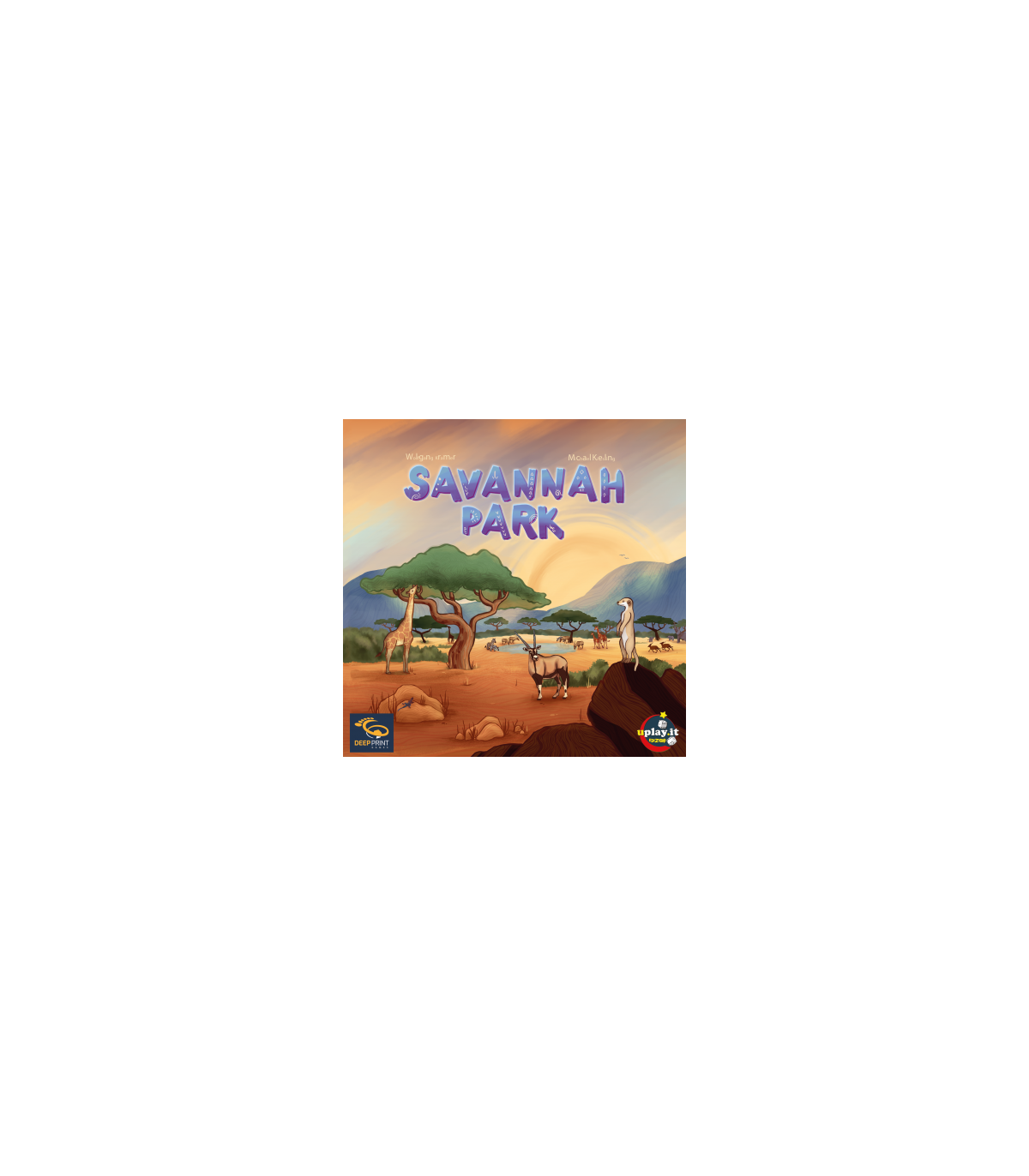 Savannah Park - Gioco da Tavolo di Strategia per Famiglie, 1-4 Giocatori, Autori Kramer e Kiesling, Età 8+