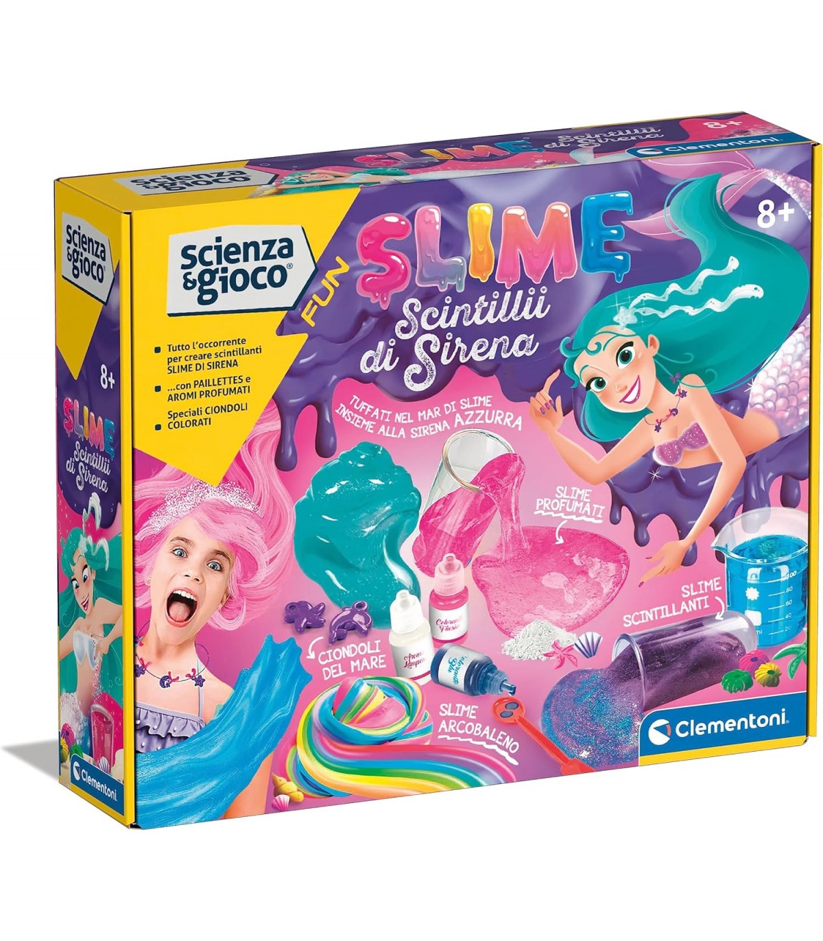 Scienza Gioco Slime Scintillii di Sirena