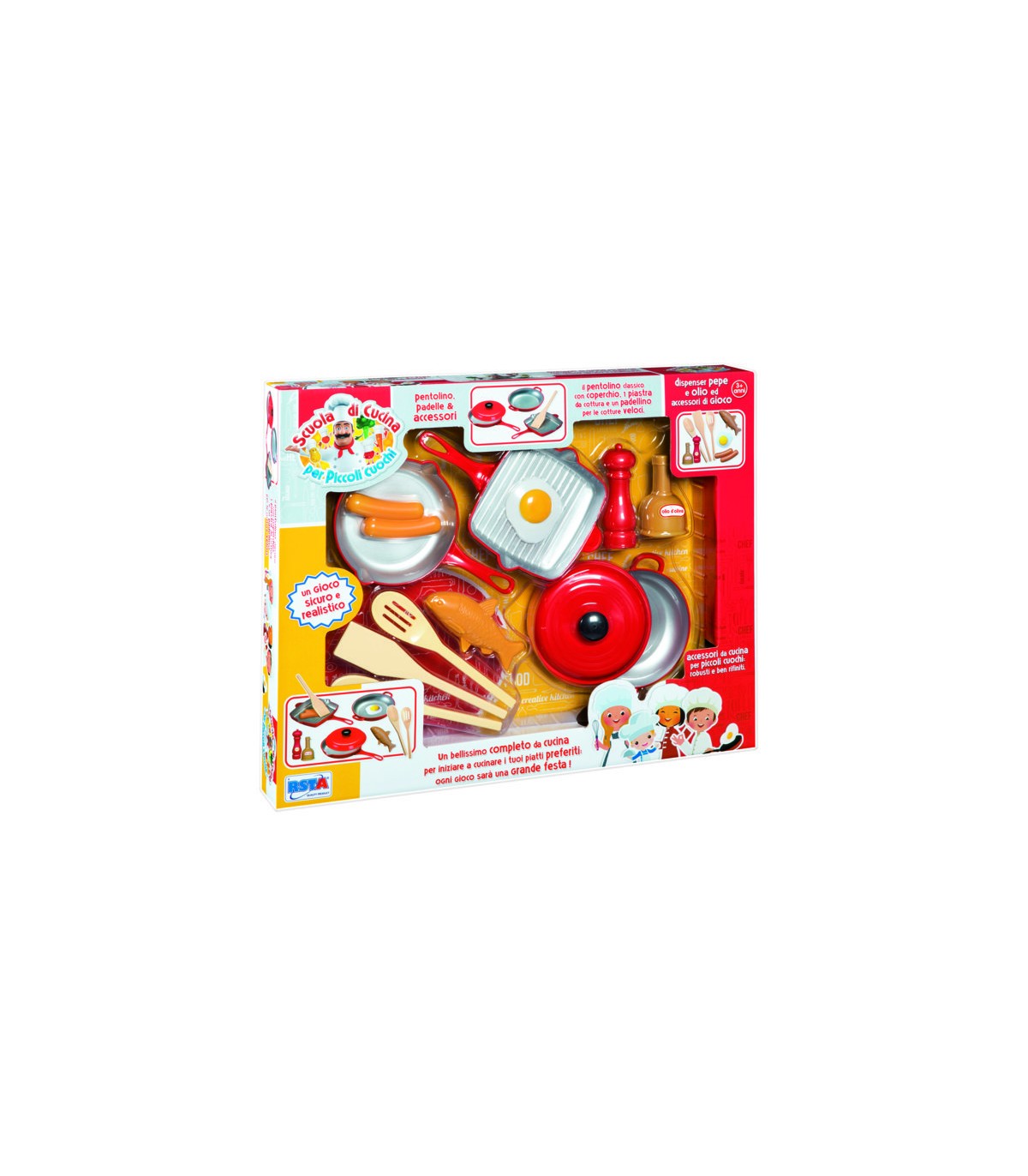 Scuola di cucina per piccoli cuochi - set completo da cucina