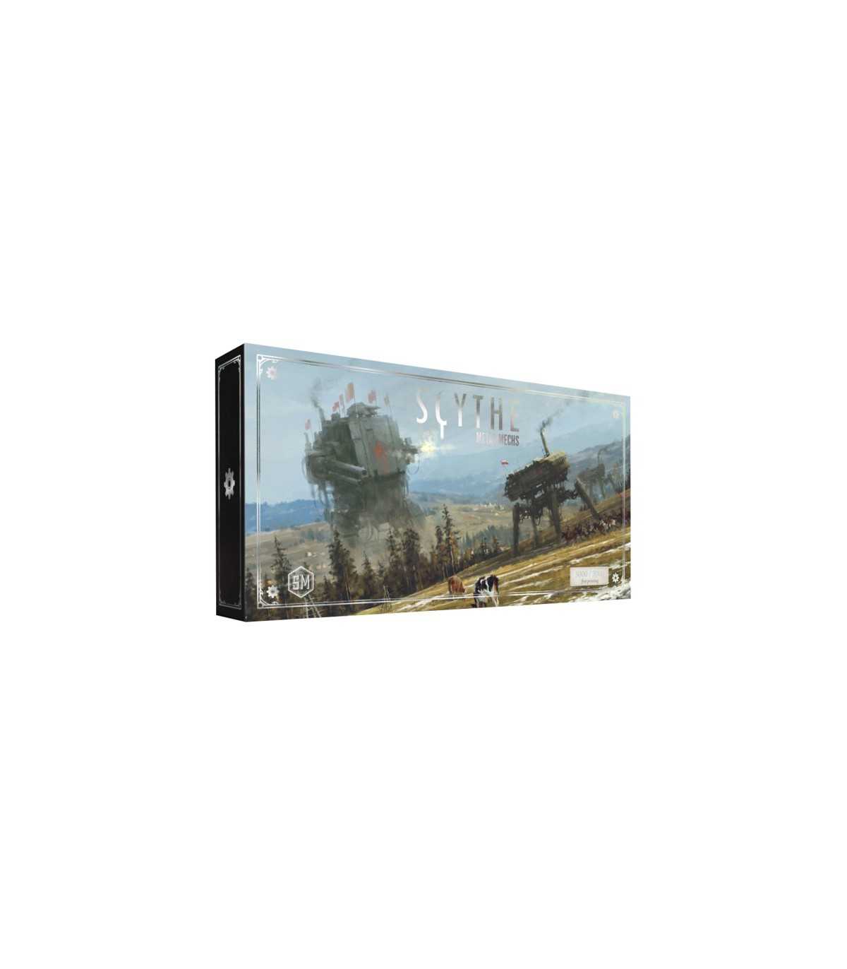 Scythe: Metal Mech - Set Esclusivo di 9 Mech Metallici per Gioco da Tavolo Strategico, Espansione per Scythe, 1-5 Giocatori