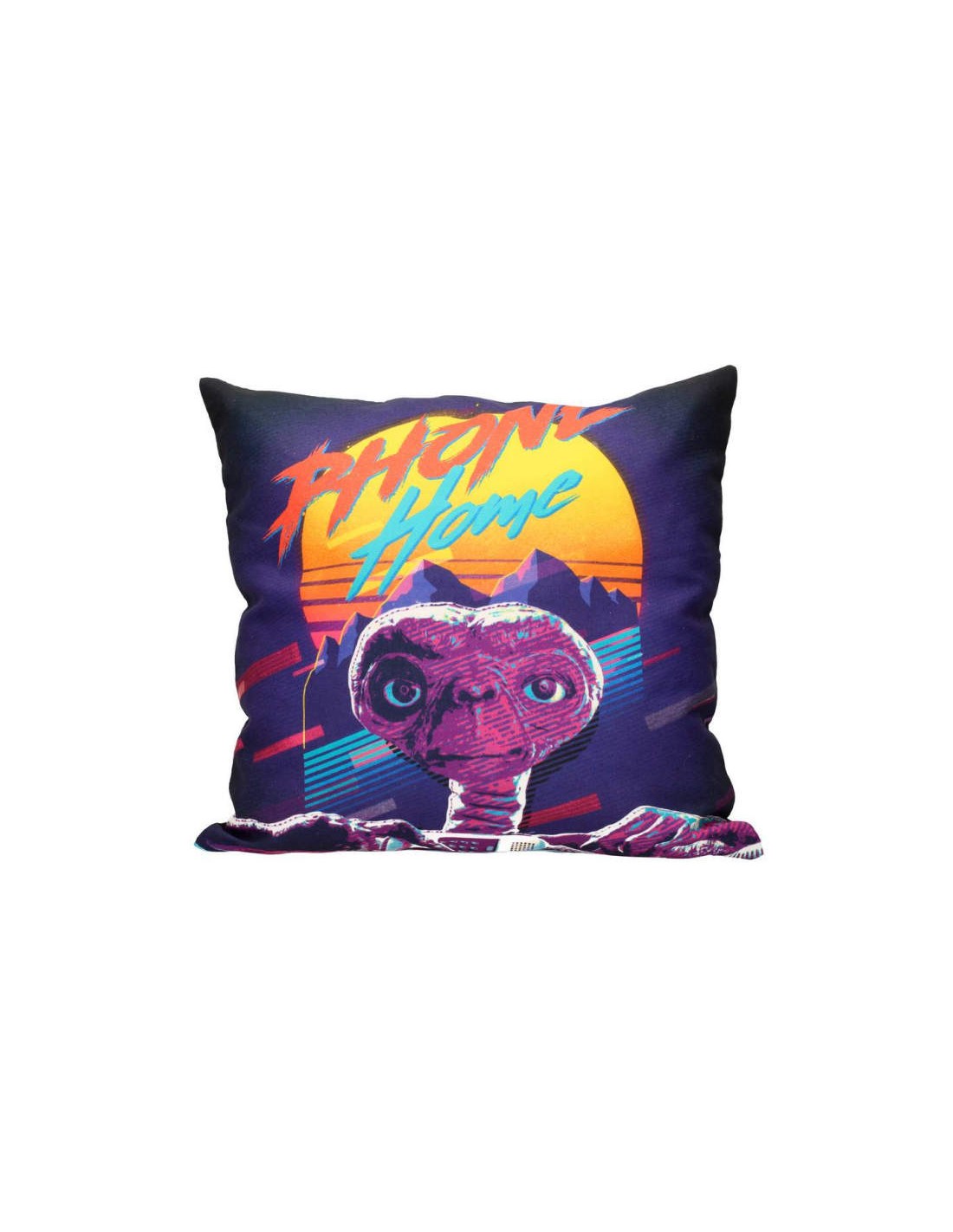 SD TOYS E.T. EXTRA TERRESTRE PHONE HOME CUSCINO 40 X 40 Cushion PILLOW NEW
