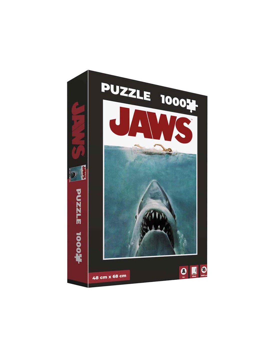 SD TOYS JAWS LO SQUALO - MOVIE POSTER 1000 PIECE PUZZLE 45X66 CM NEW!