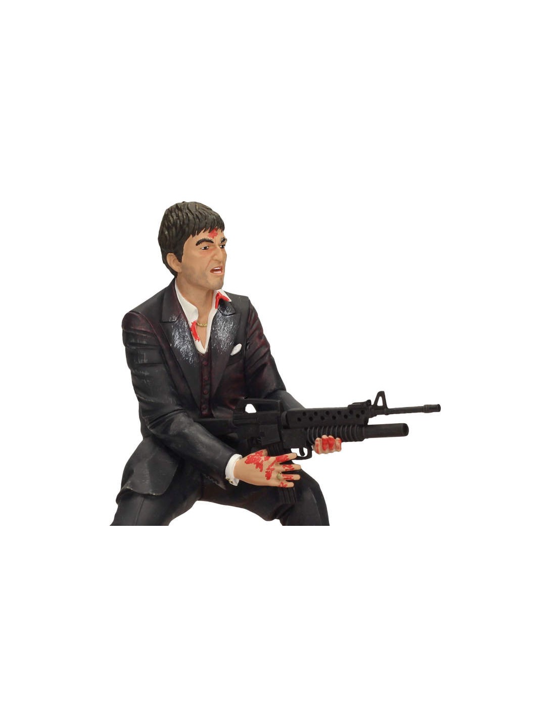 SD TOYS MOVIE ICONS SCARFACE TONY MONTANA SPECIAL PVC STATUE 18 CM NEW