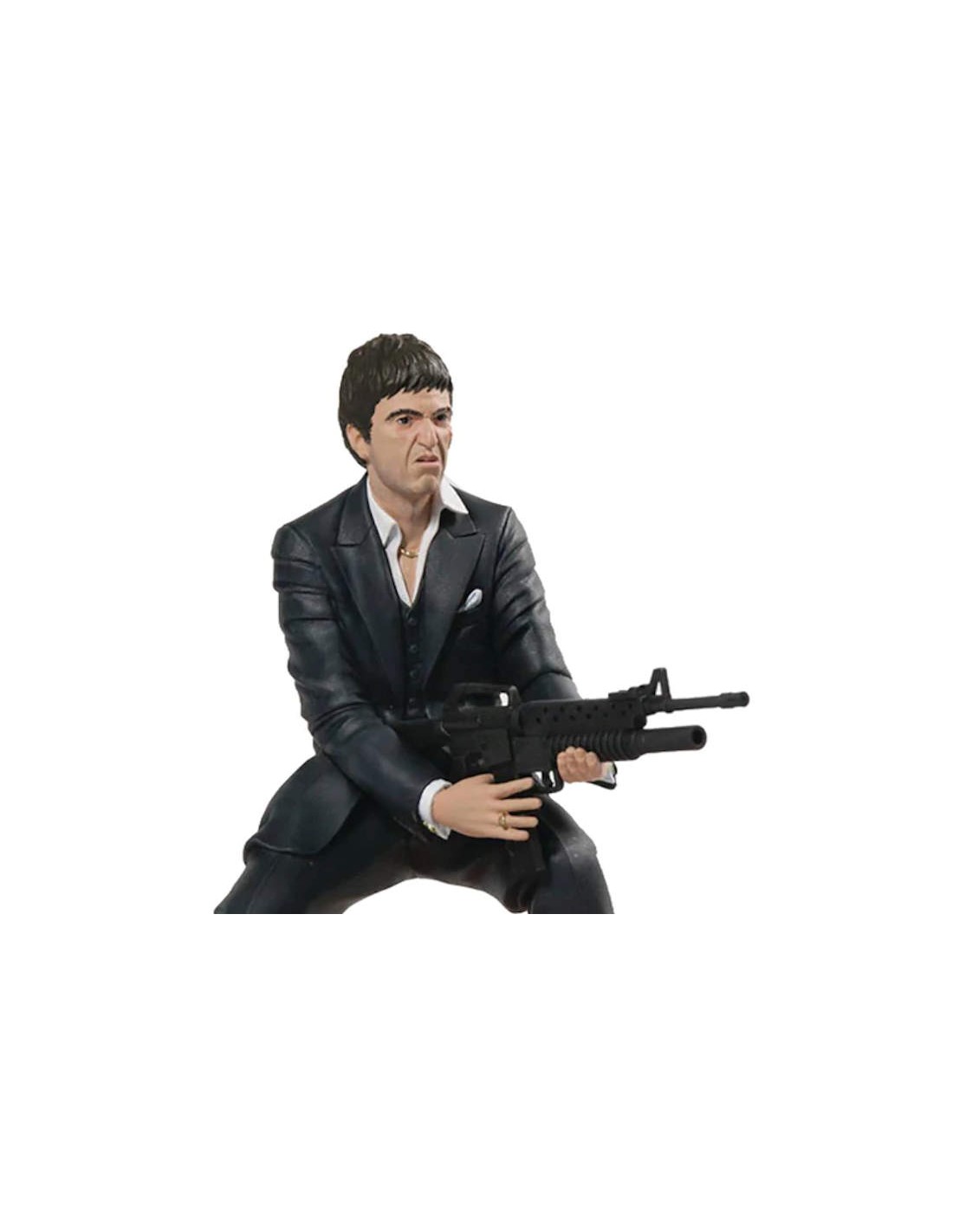 SD TOYS MOVIE ICONS SCARFACE TONY MONTANA PVC STATUE 18 CM NEW