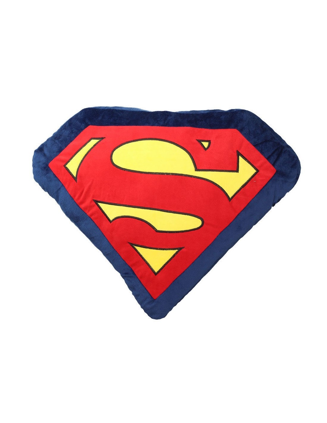 SD TOYS SUPERMAN SHAPE SYMBOL CUSCINO 45 X 45 Cushion NEW NUOVO PILLOW