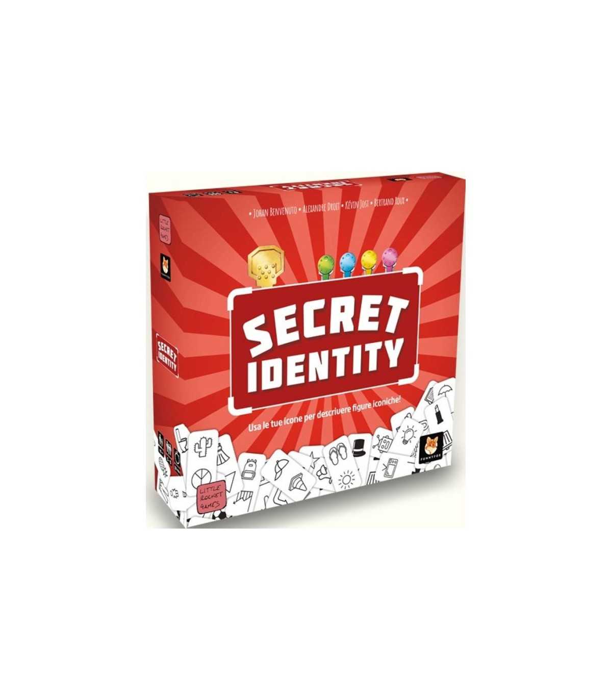 Secret Identity - Gioco di Deduzione per Feste | 3-8 Giocatori | 30 Minuti di Divertimento | GYF 7.2 | Edizione Italiana