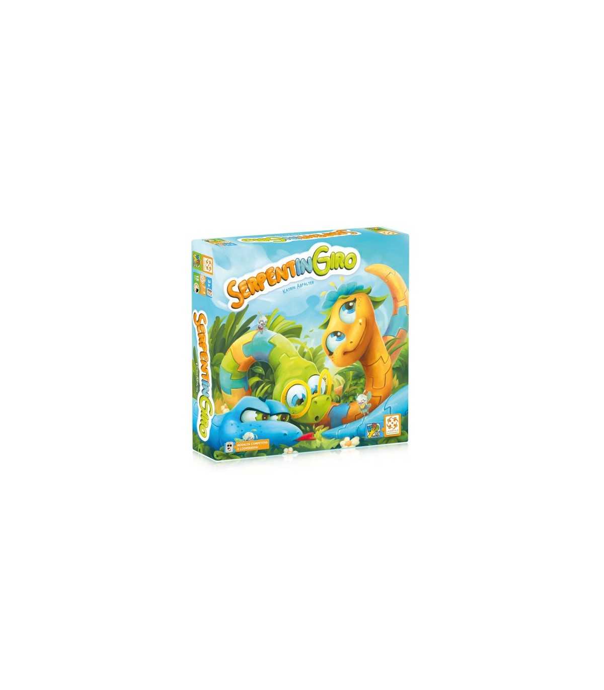 Serpentingiro - Gioco da Tavolo Strategico per Famiglie, 2-4 Giocatori, 30 Minuti di Divertimento, Età 8+, Voto GYF 7.6