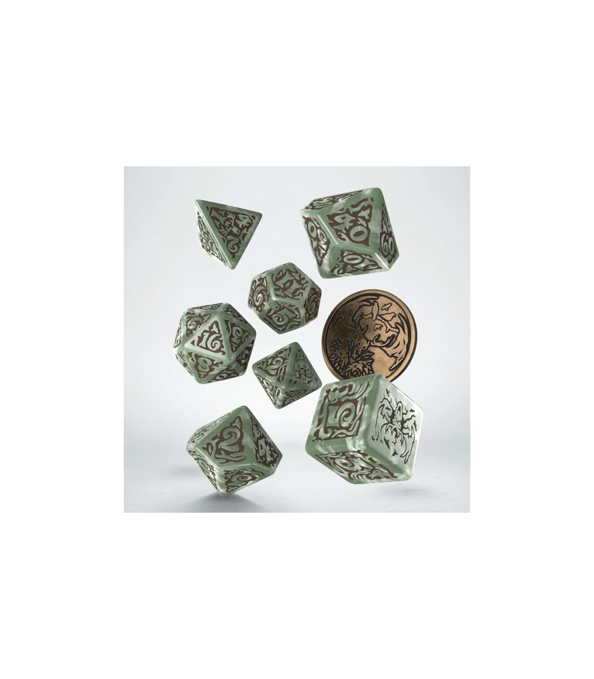 Set di 7 Dadi The Witcher Leshen - The Totem Builder