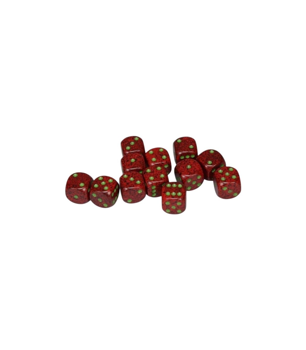 Set di Dadi 12D6 Speckled (Fragola)