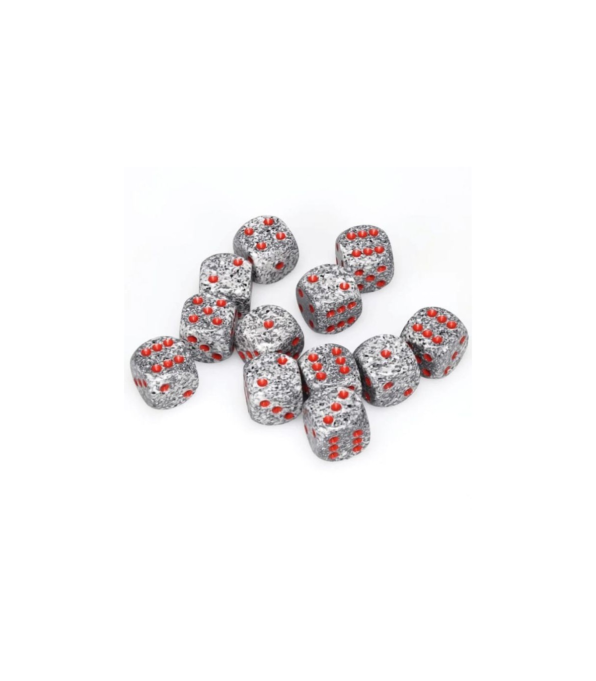 Set di Dadi 12D6 Speckled (Granito)
