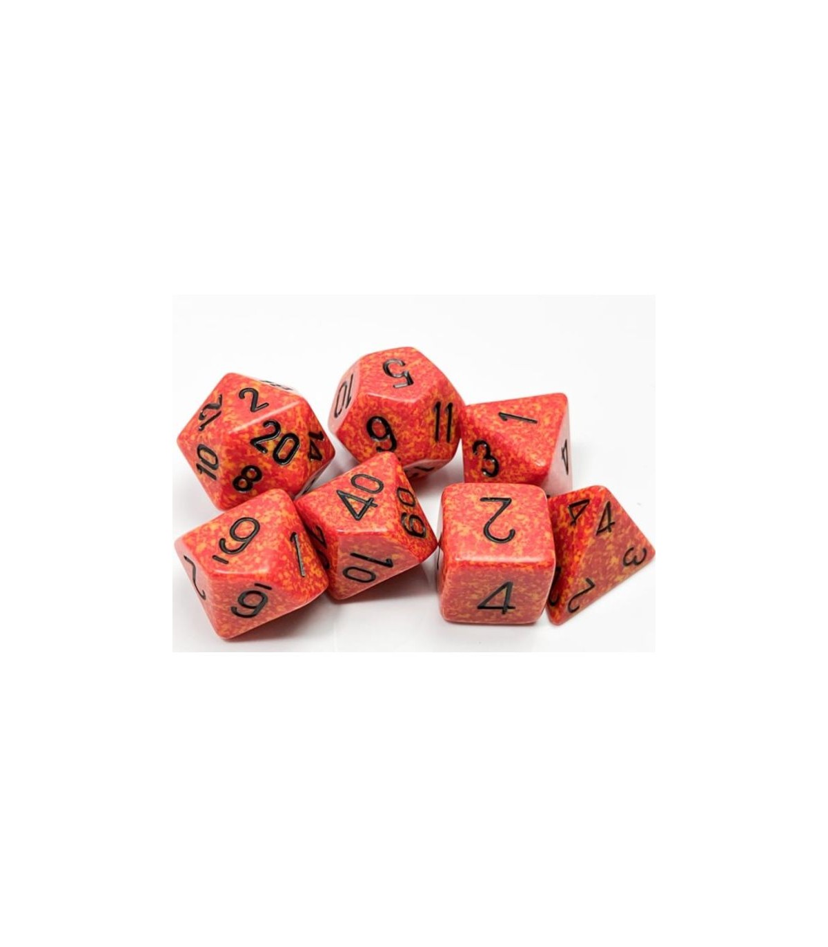 Set di Dadi Speckled (Fuoco)