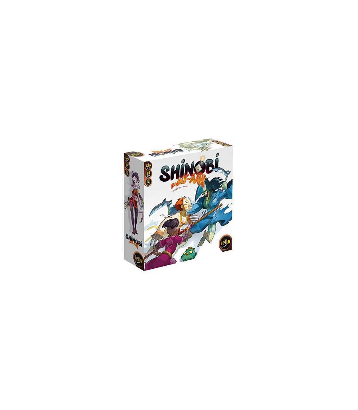 Shinobi WAT-AAH! - Gioco di Carte Strategico per 2-4 Giocatori, Combattimenti Ninja e Pianificazione, Autore Théo Rivière